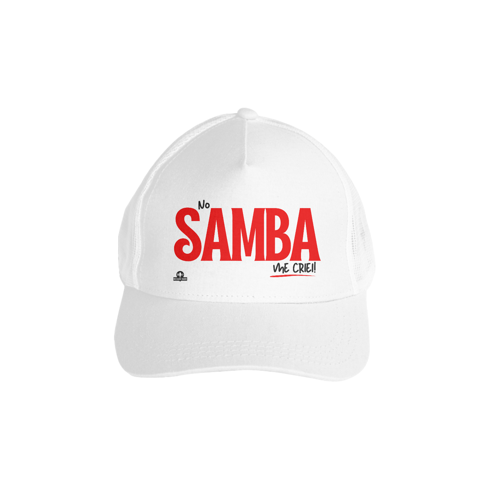 Boné aba curva sambista com frase 
