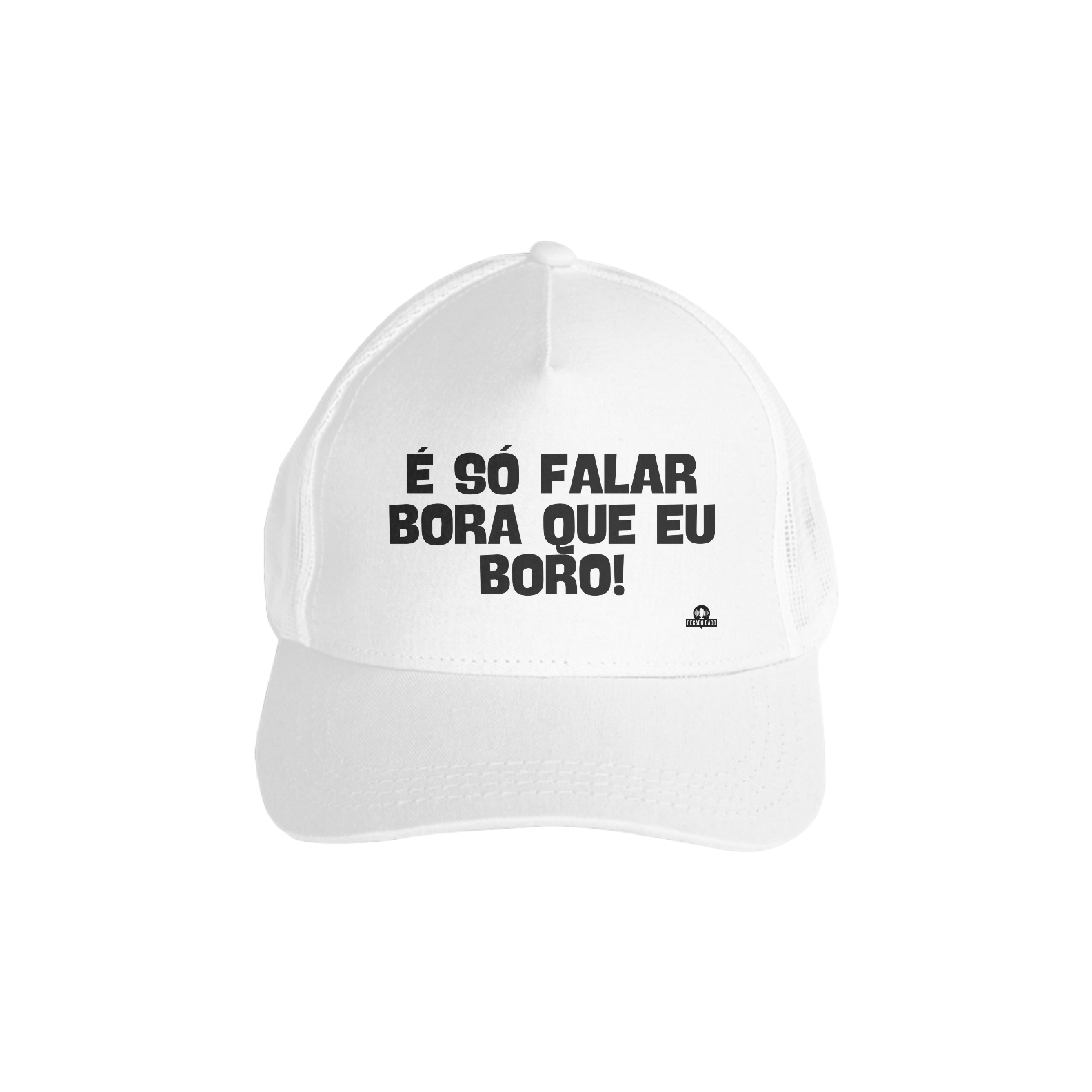 Boné aba curva frase engraçada 