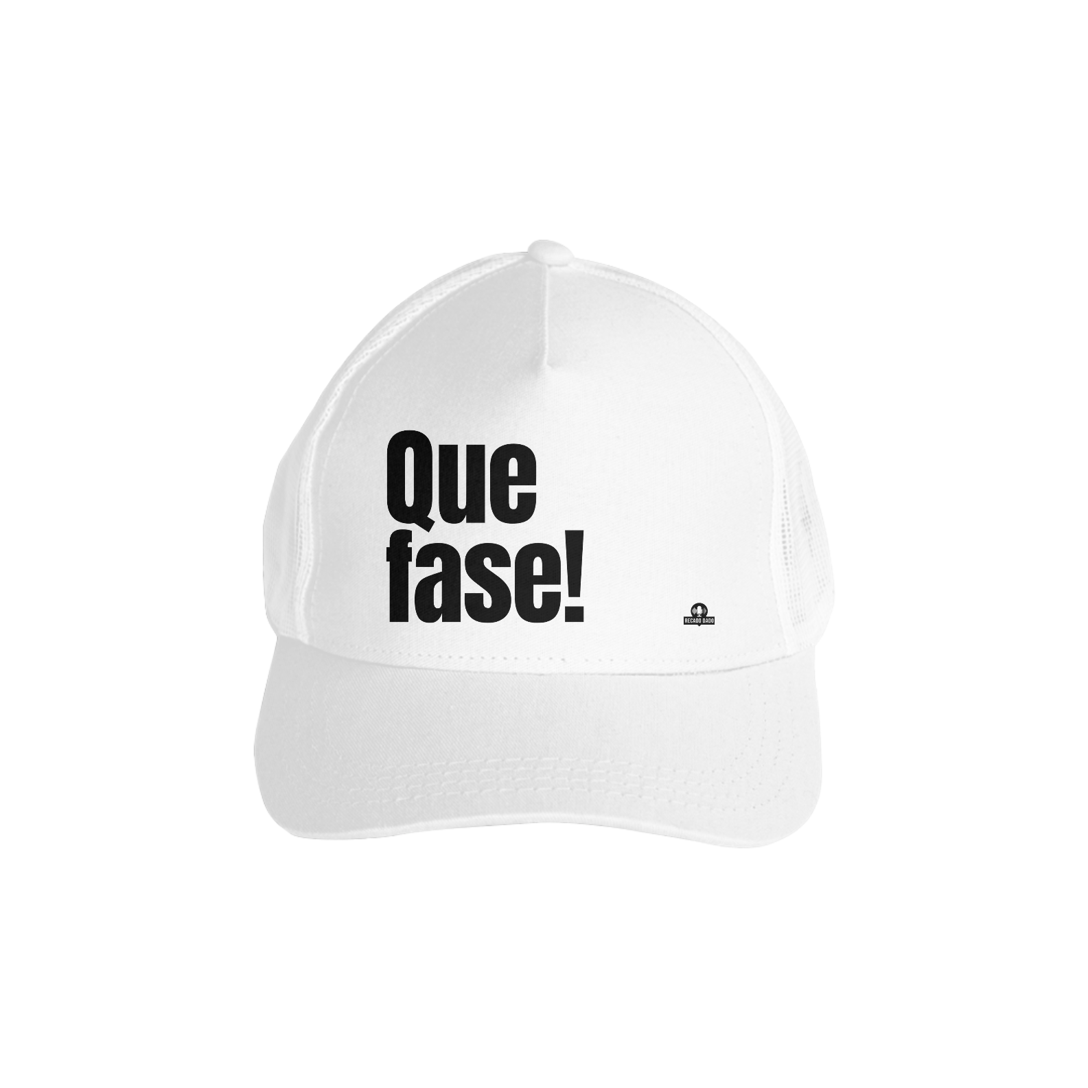 Boné aba curva frase 