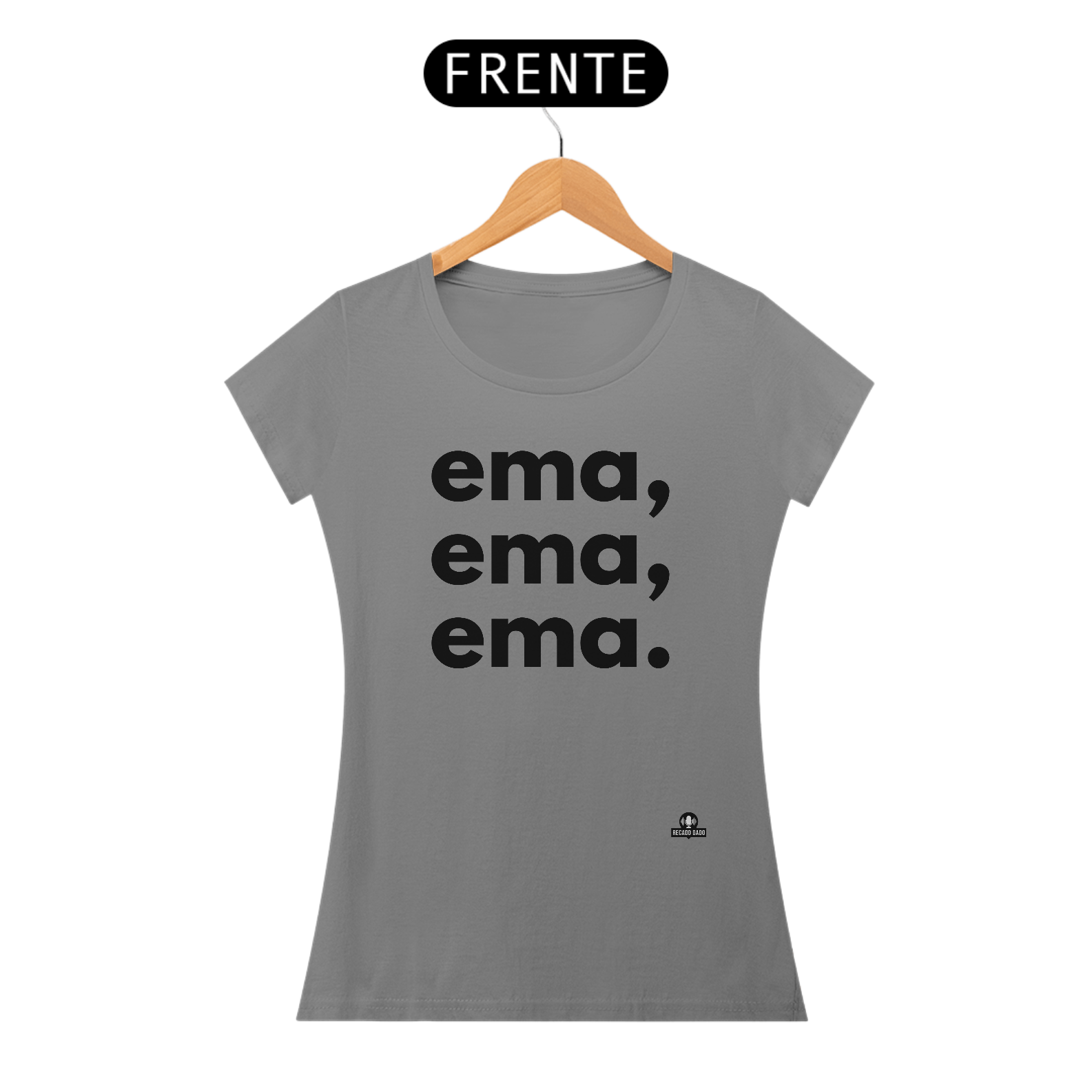 Camiseta feminina engraçada 