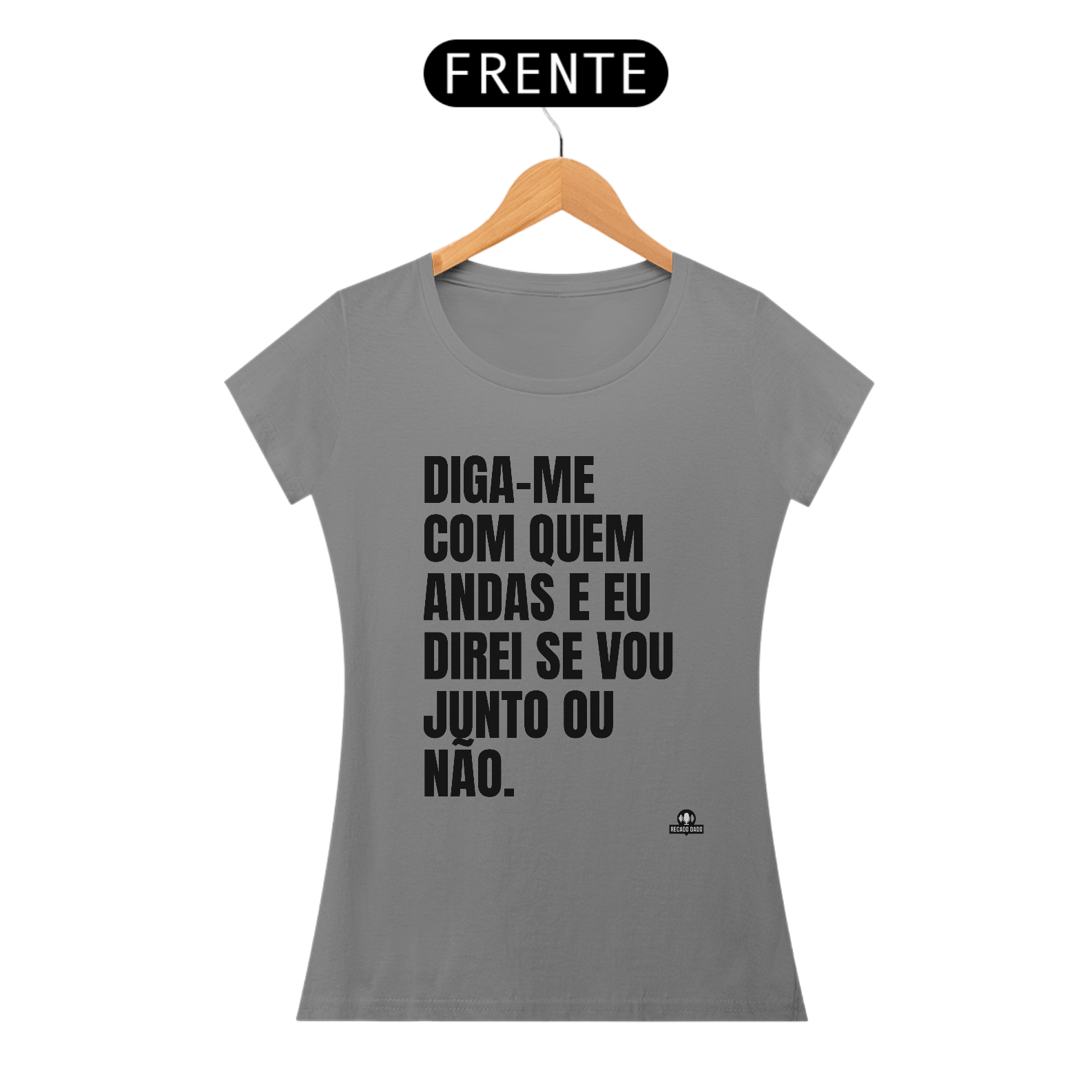 Camiseta feminina hilária 