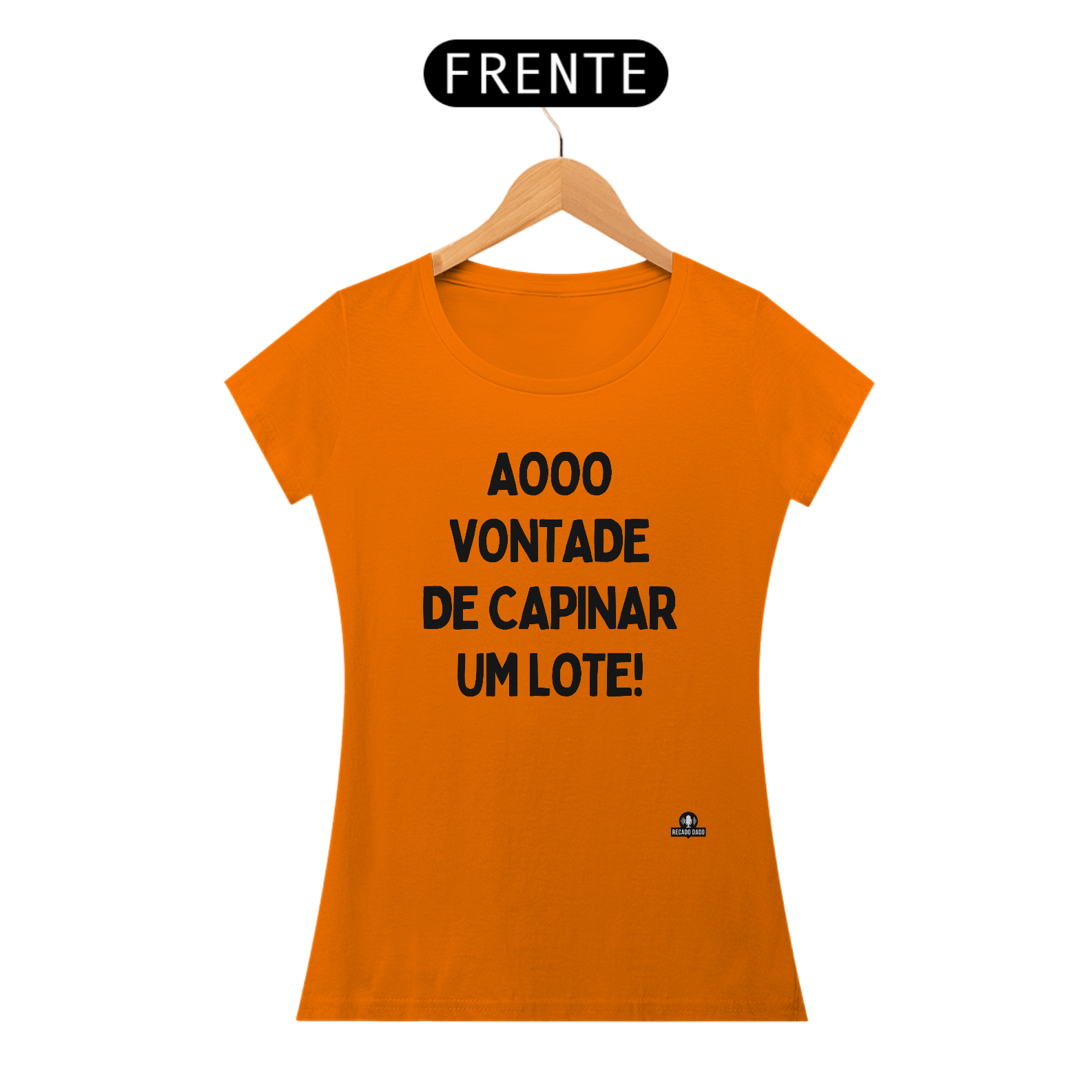 Camiseta com frase engraçada 
