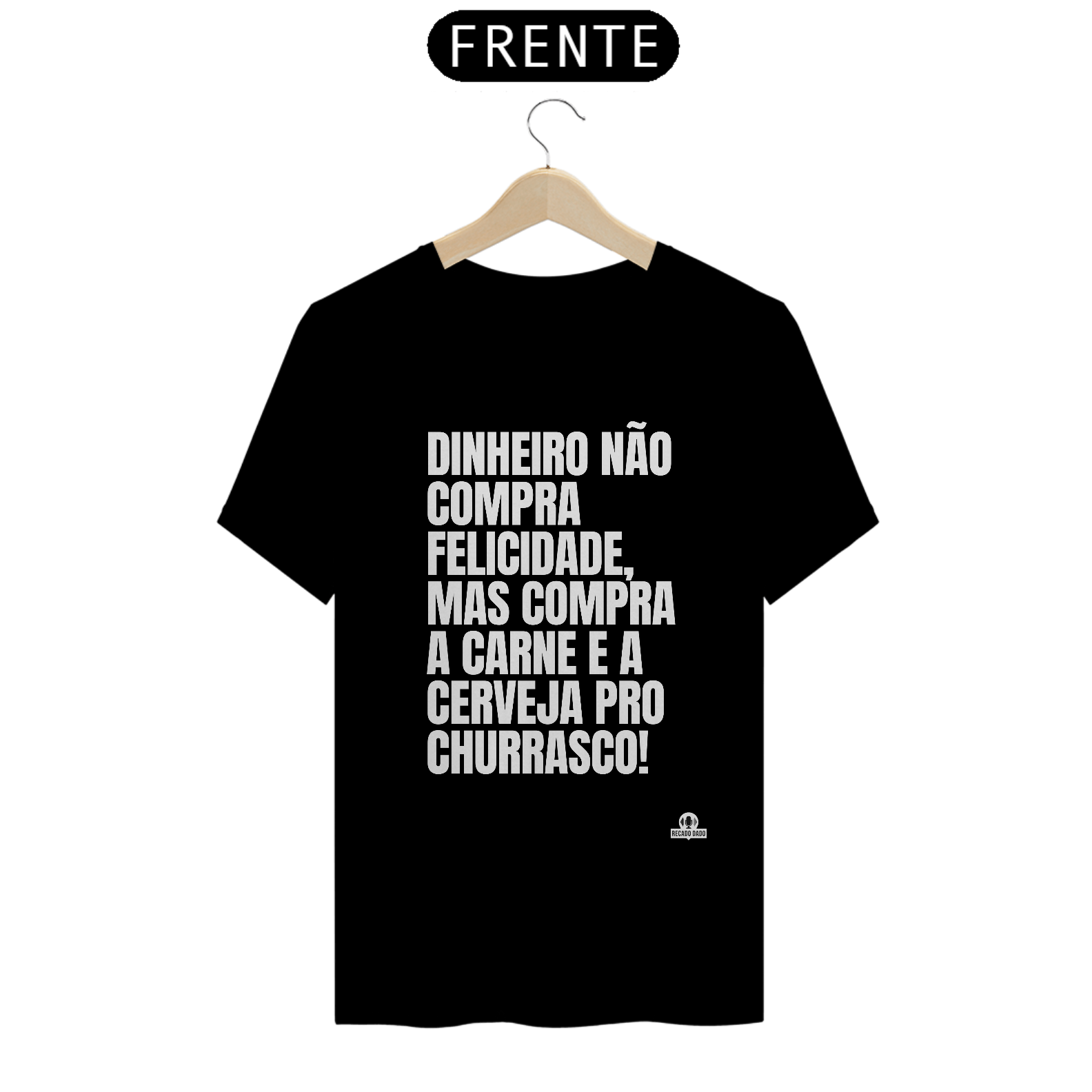 Camiseta divertida com frase 