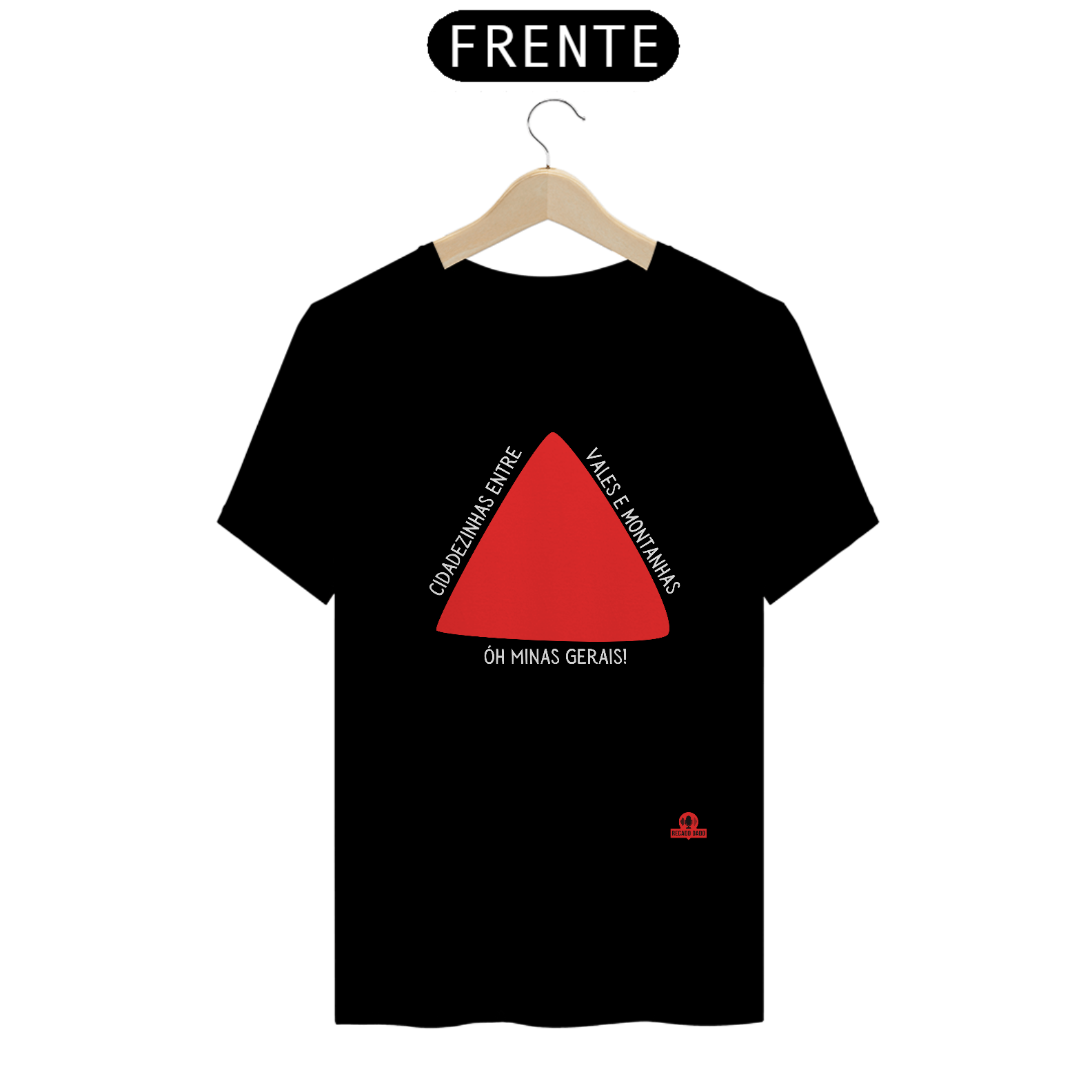Camiseta de turismo com frase 
