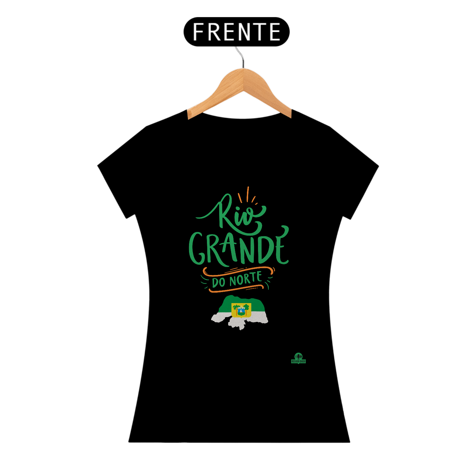 Camiseta feminina de turismo do belo estado do 