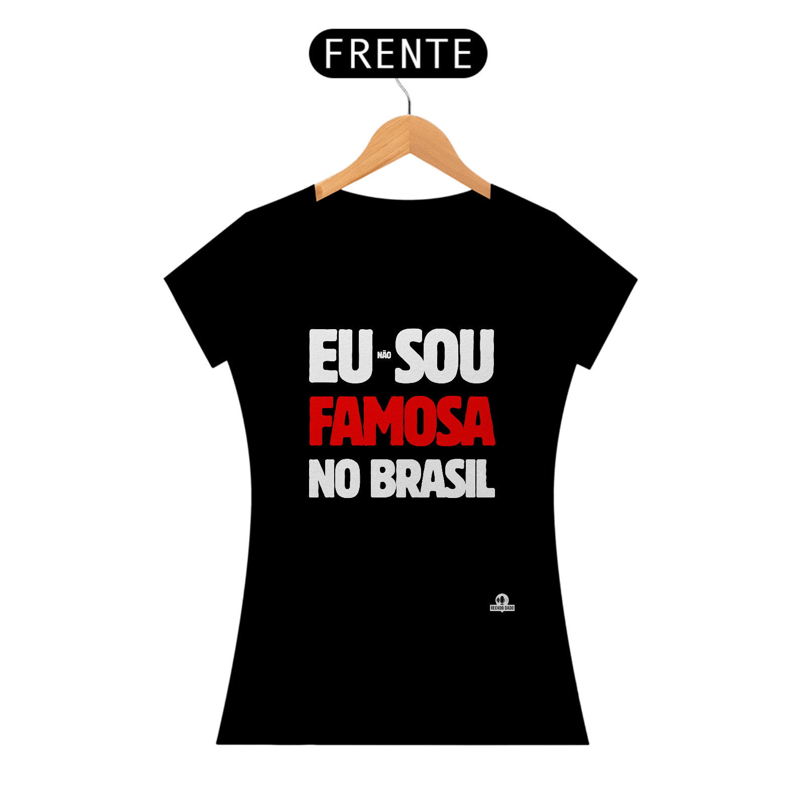 Camiseta meme com frase engraçada 