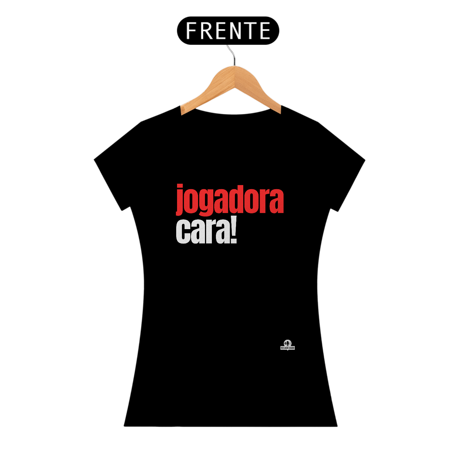 Camiseta engraçada de futebol com frase 