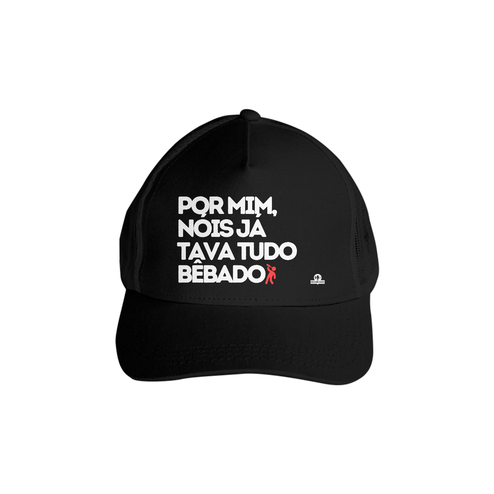 Boné aba curva com frase engraçada 