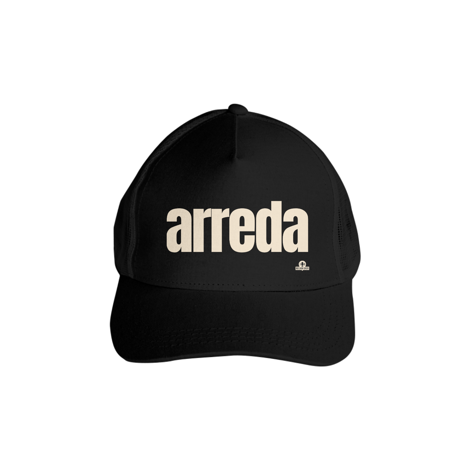 Boné aba curva com sotaque “Arreda”, chega pra lá, se afaste!
