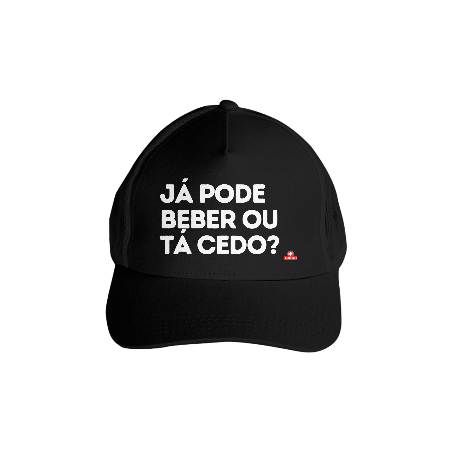 Boné aba curva frase 
