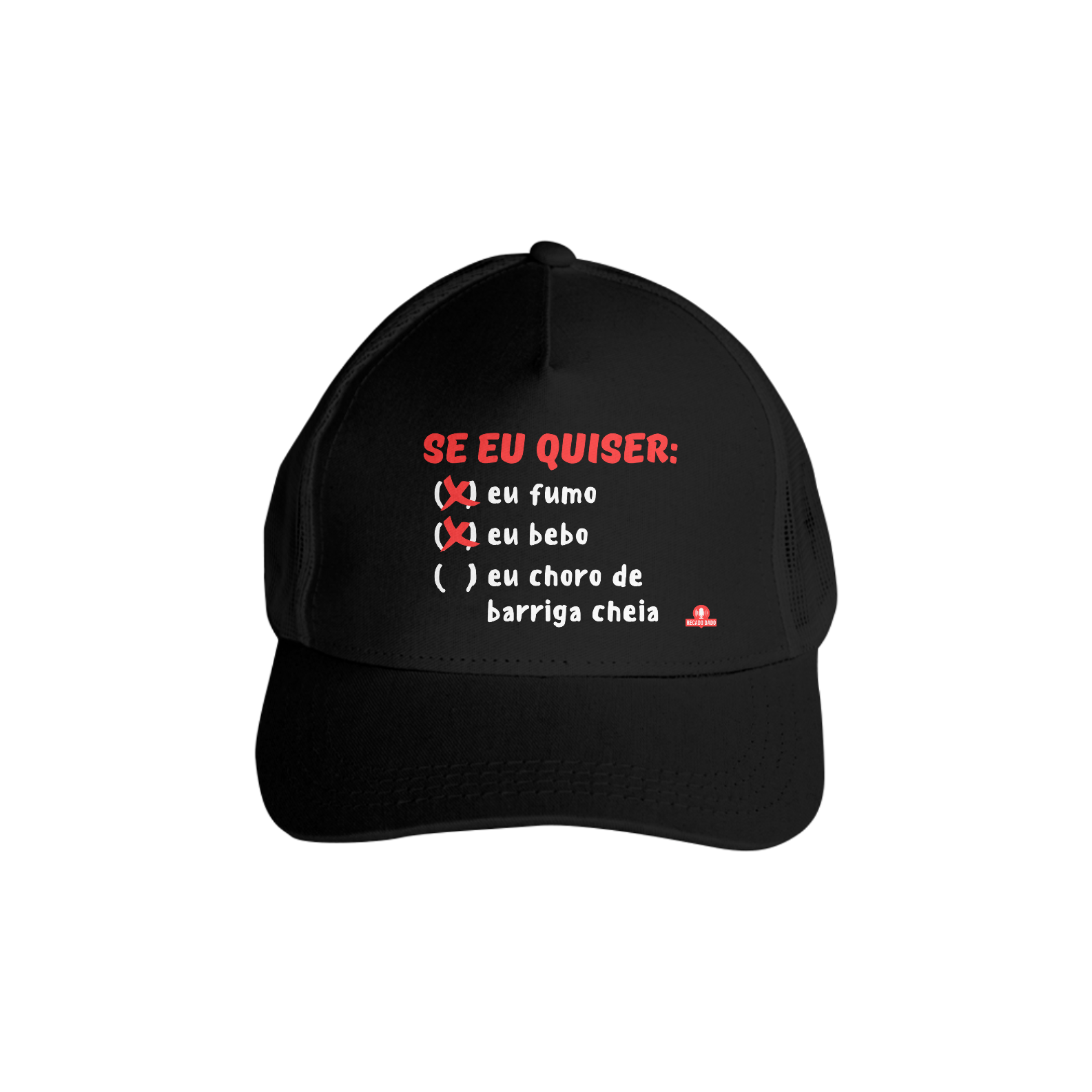 Boné aba curva engraçada 