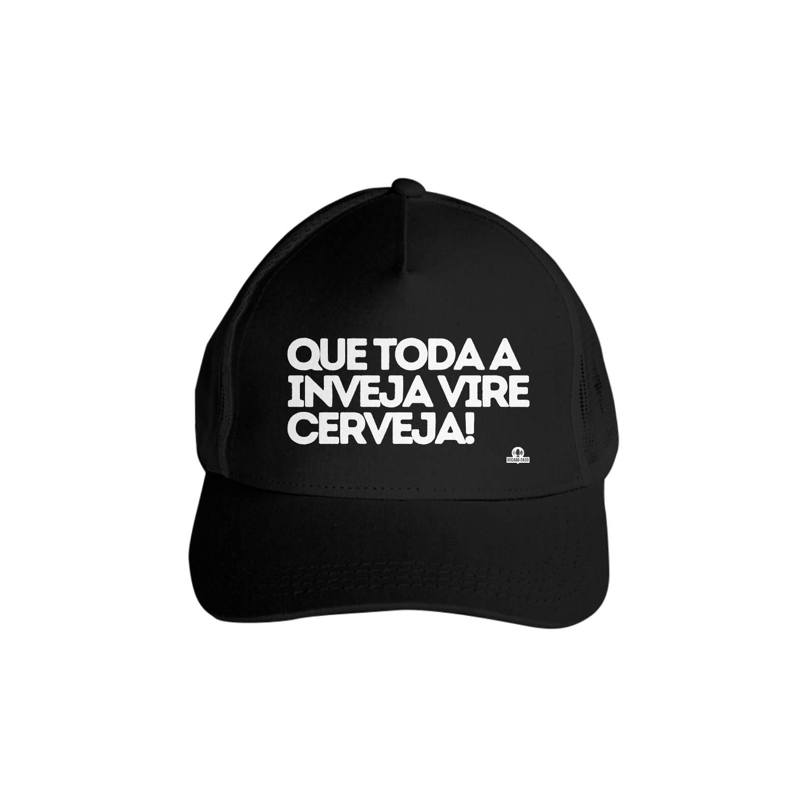 Boné aba curva de boteco frase 
