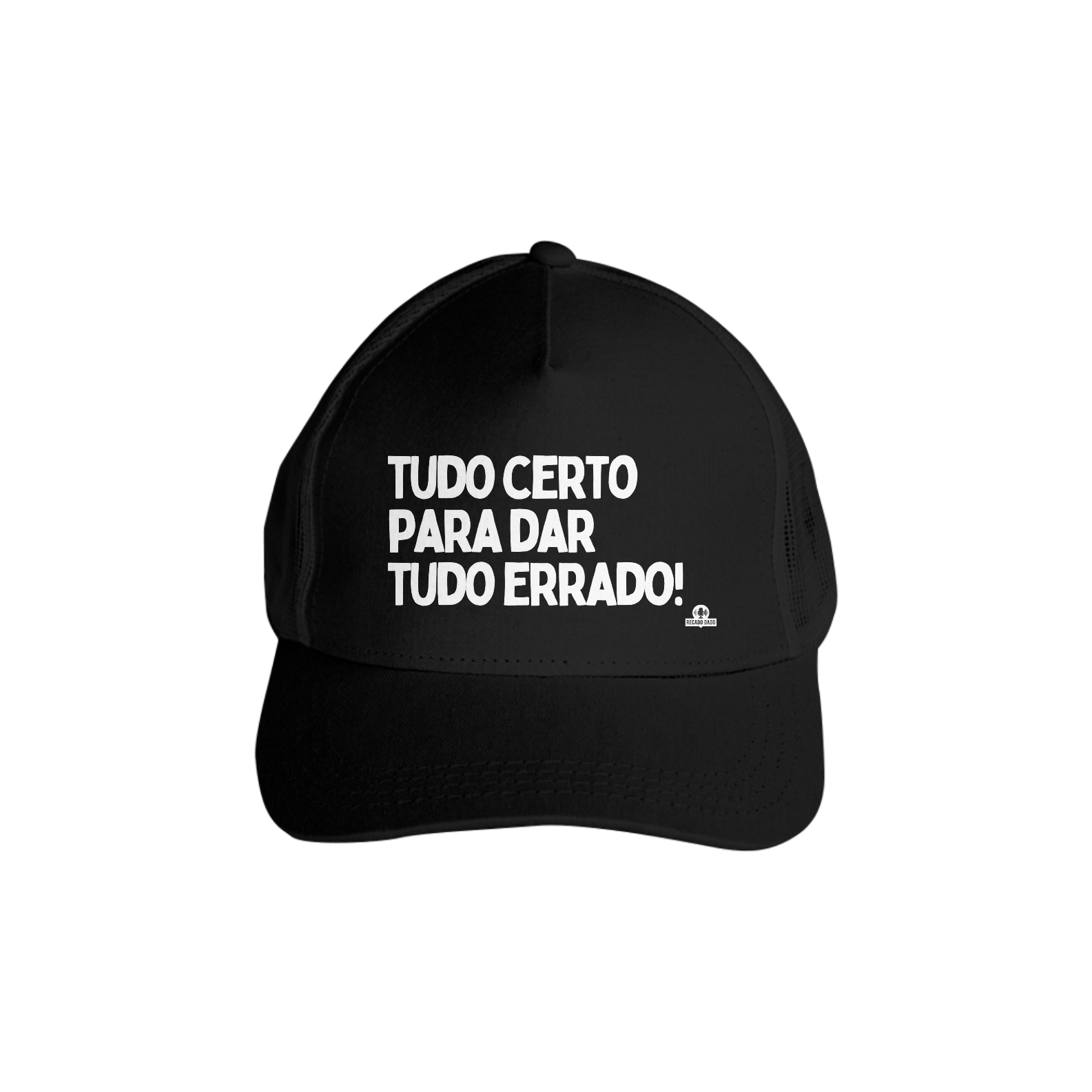 Boné aba curva frase engraçada 