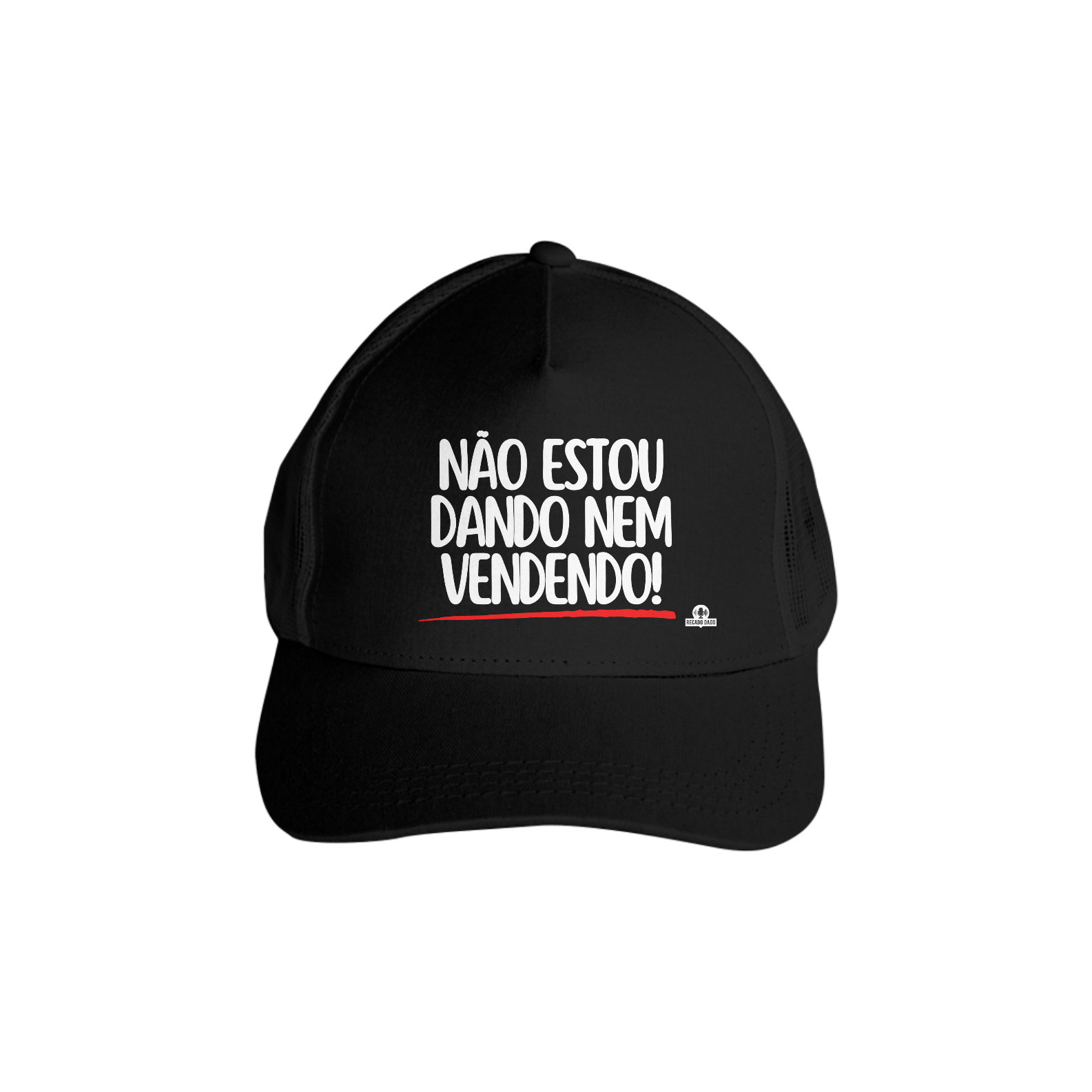 Boné aba curva com frase divertida 