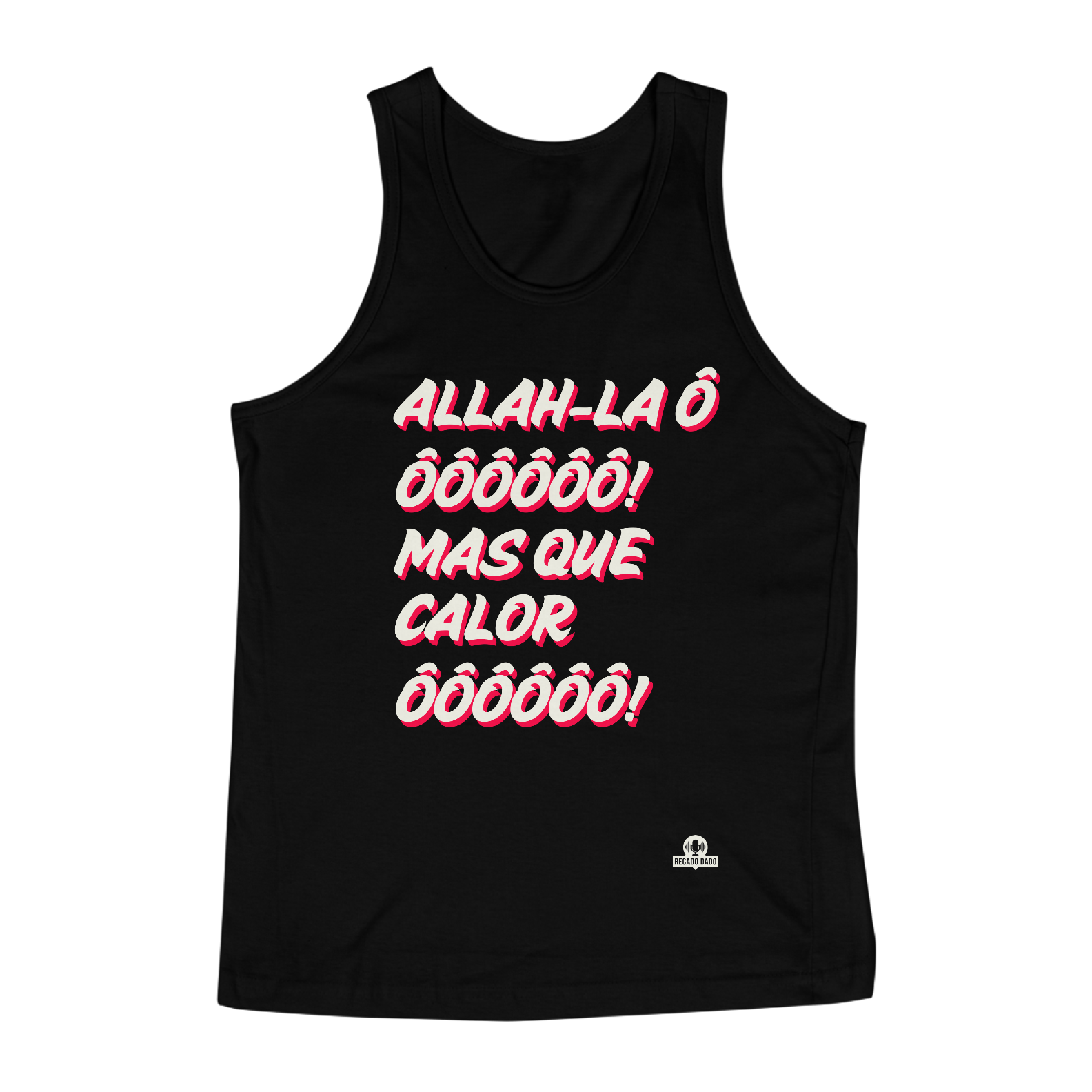 Camiseta regata de carnaval com a famosa marchinha 