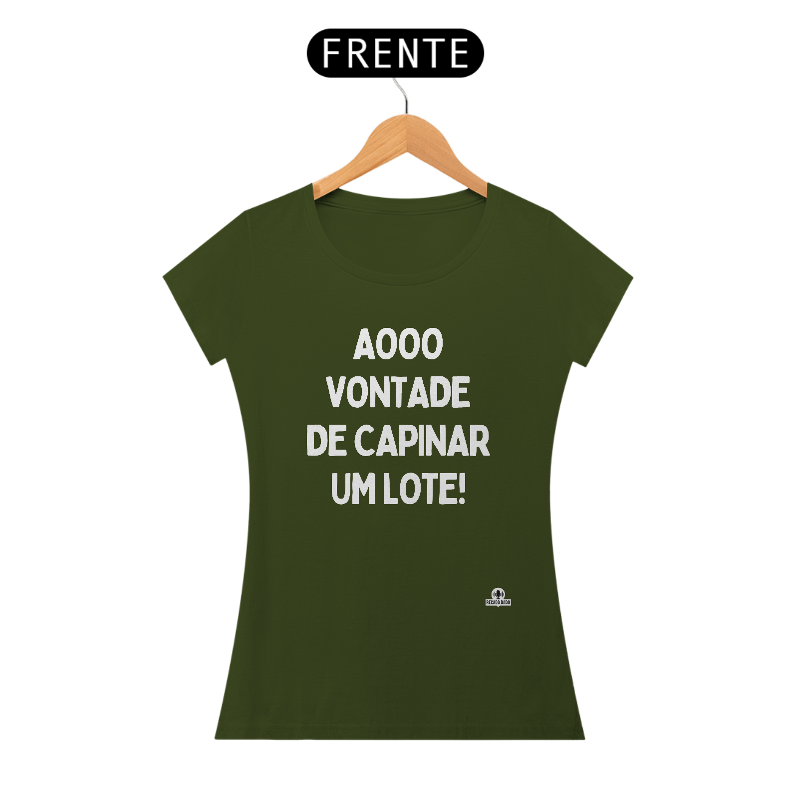 Camiseta com frase engraçada 