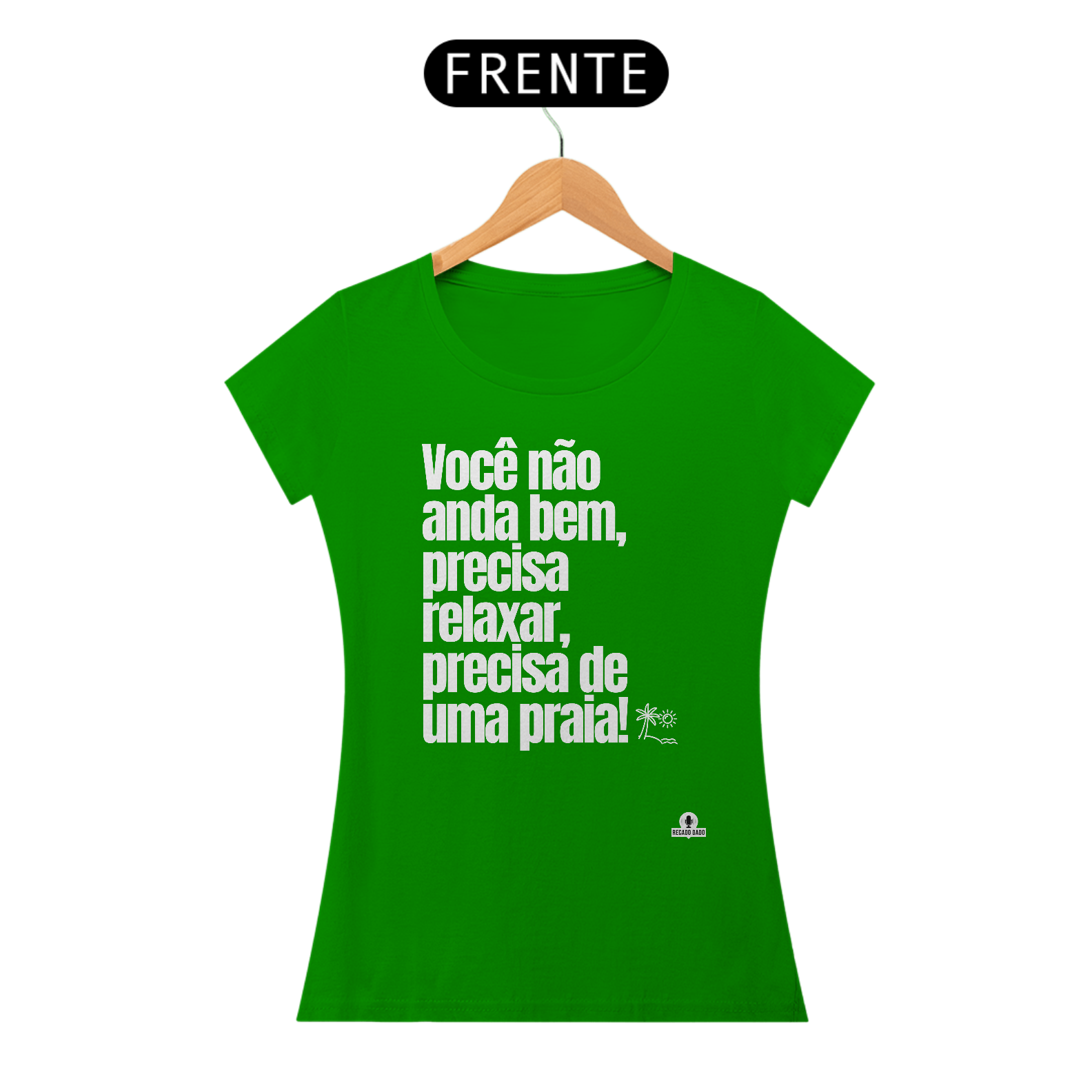 Camiseta feminina baby long de turismo com frase 