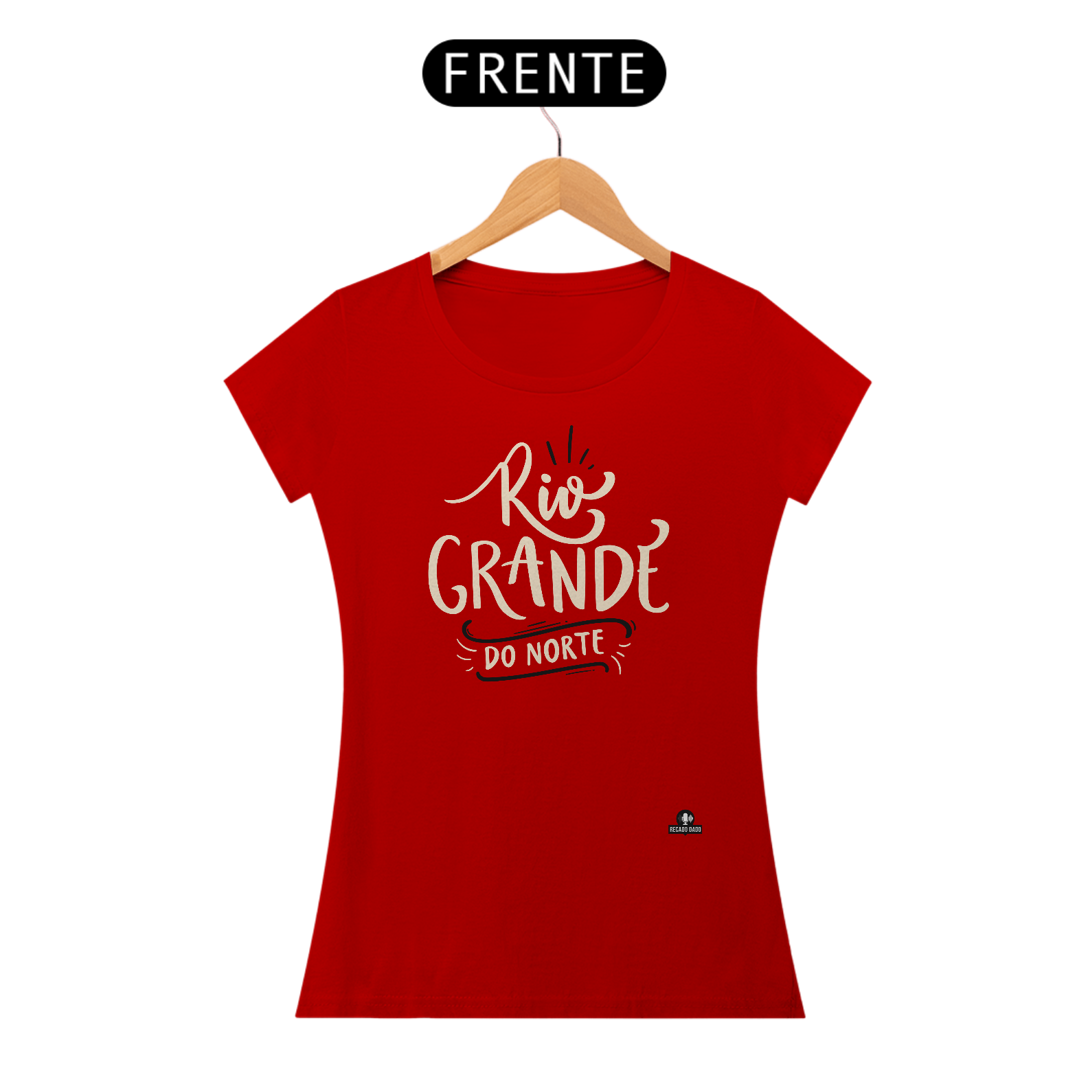 Camiseta de turismo feminina do belo estado do 