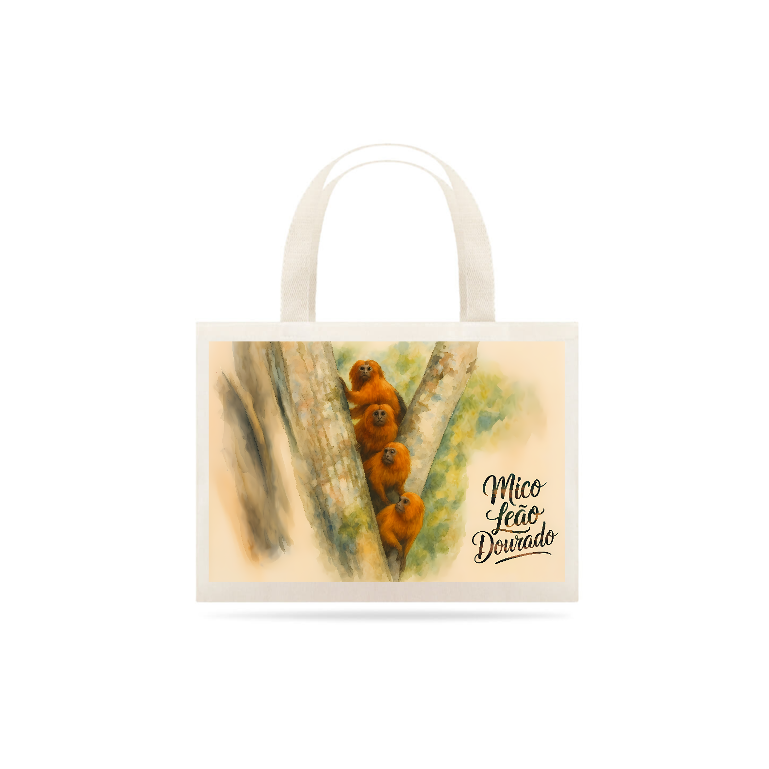Ecobag Mico Leão Dourado