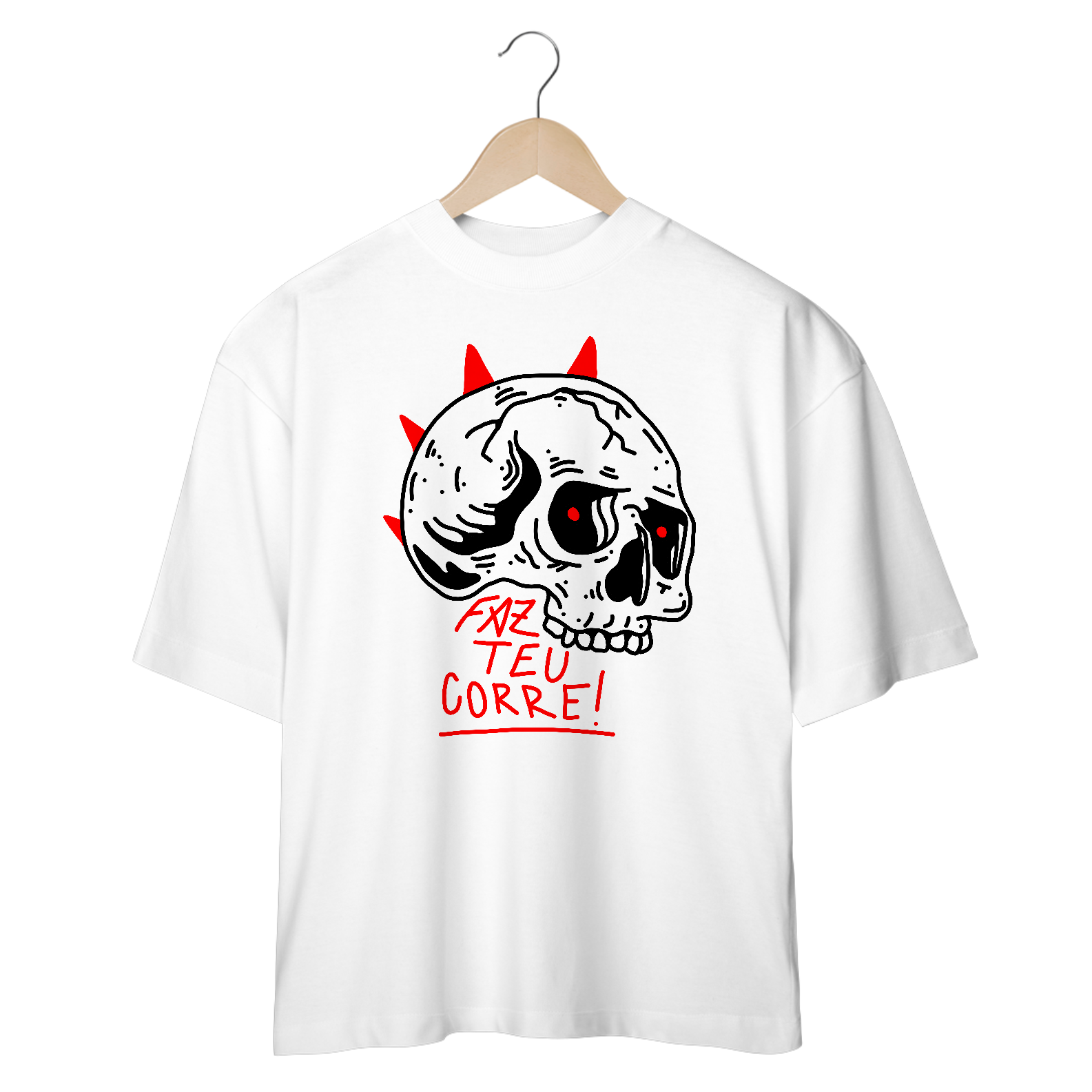 Camiseta Oversized - Faz teu corre