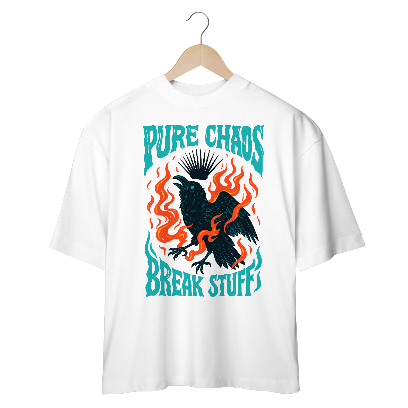 Camiseta Oversized - Pure Chaos