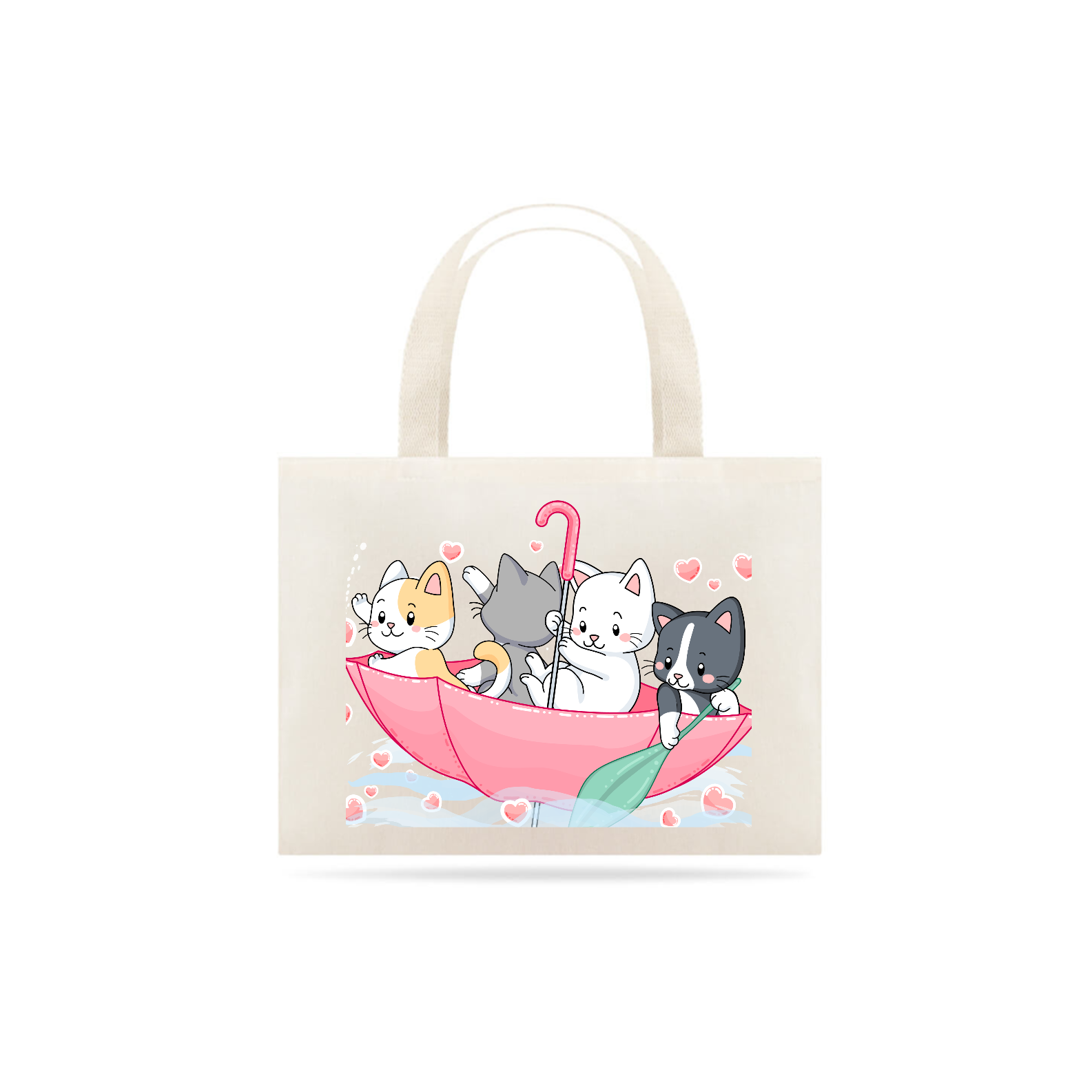 GATOS NA CHUVA - Ecobag
