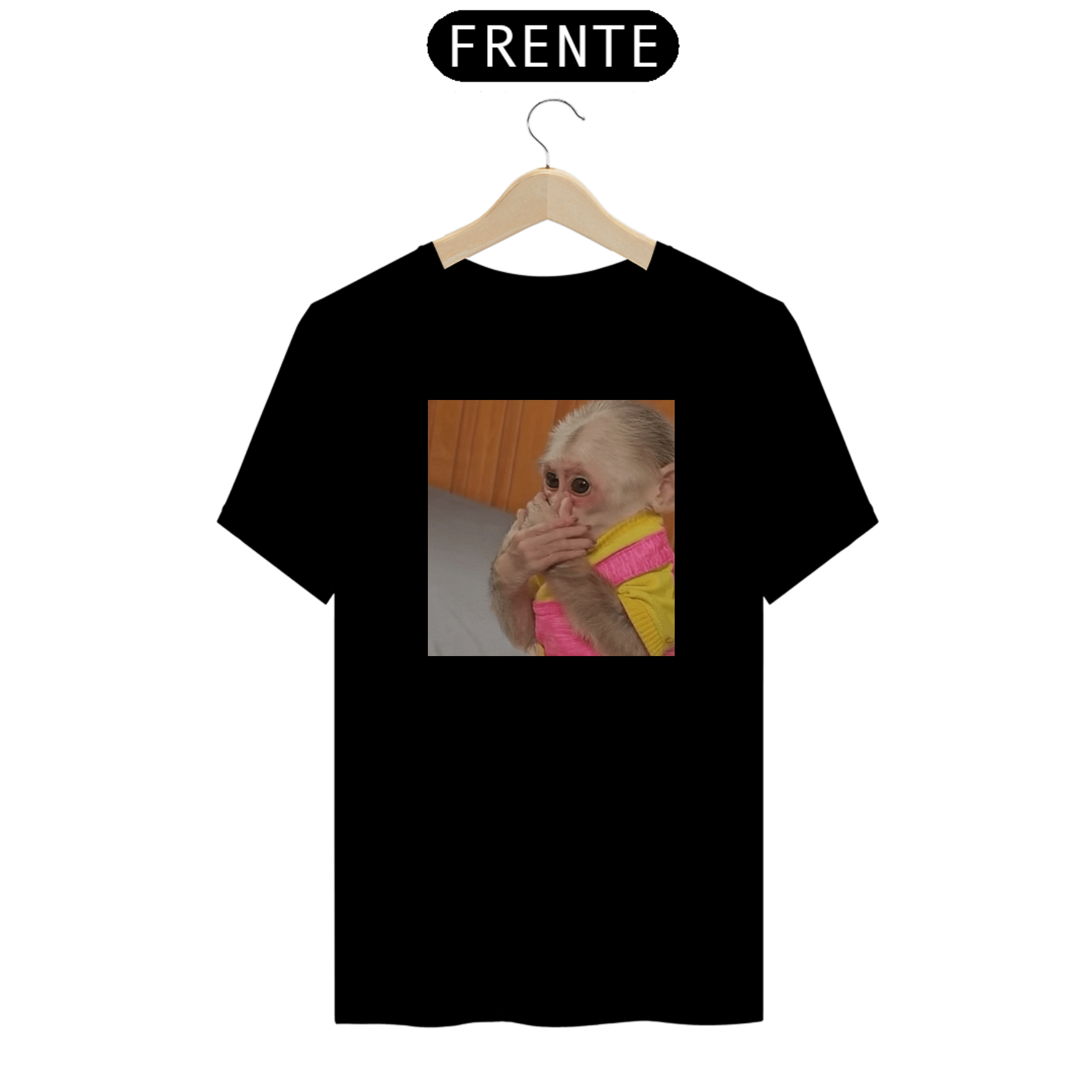 Camiseta Macaquinho fofo