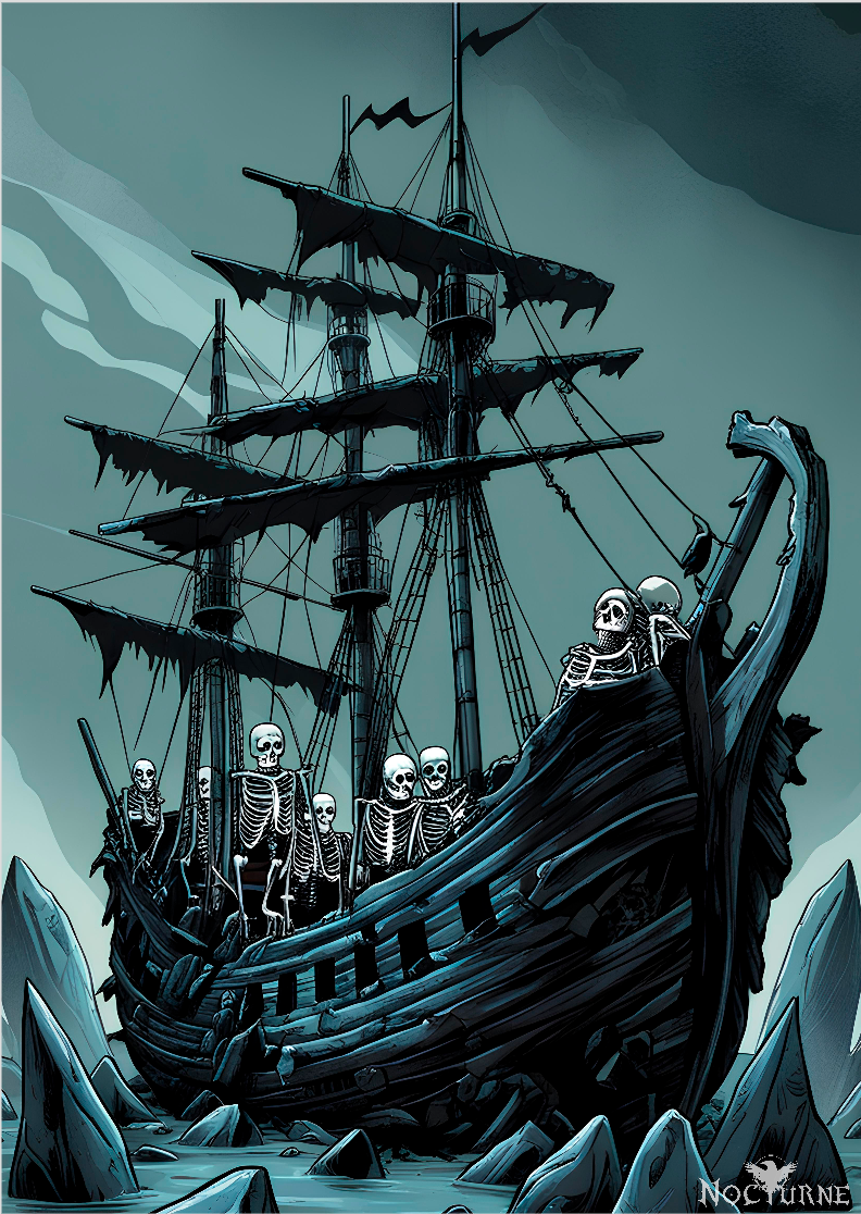 Pôster Navio Fantasma