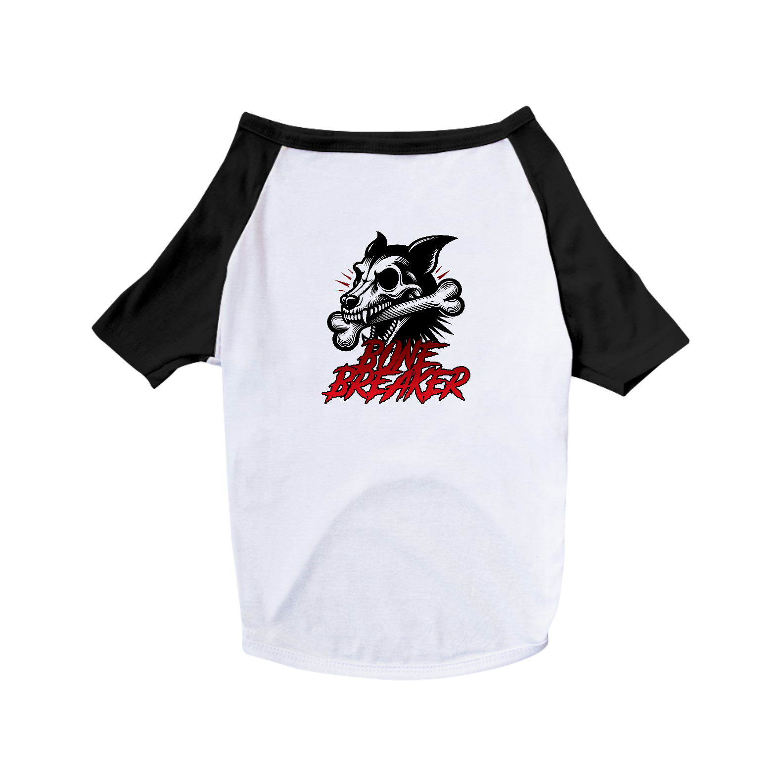 Camisa Pet Dog Bone Breaker