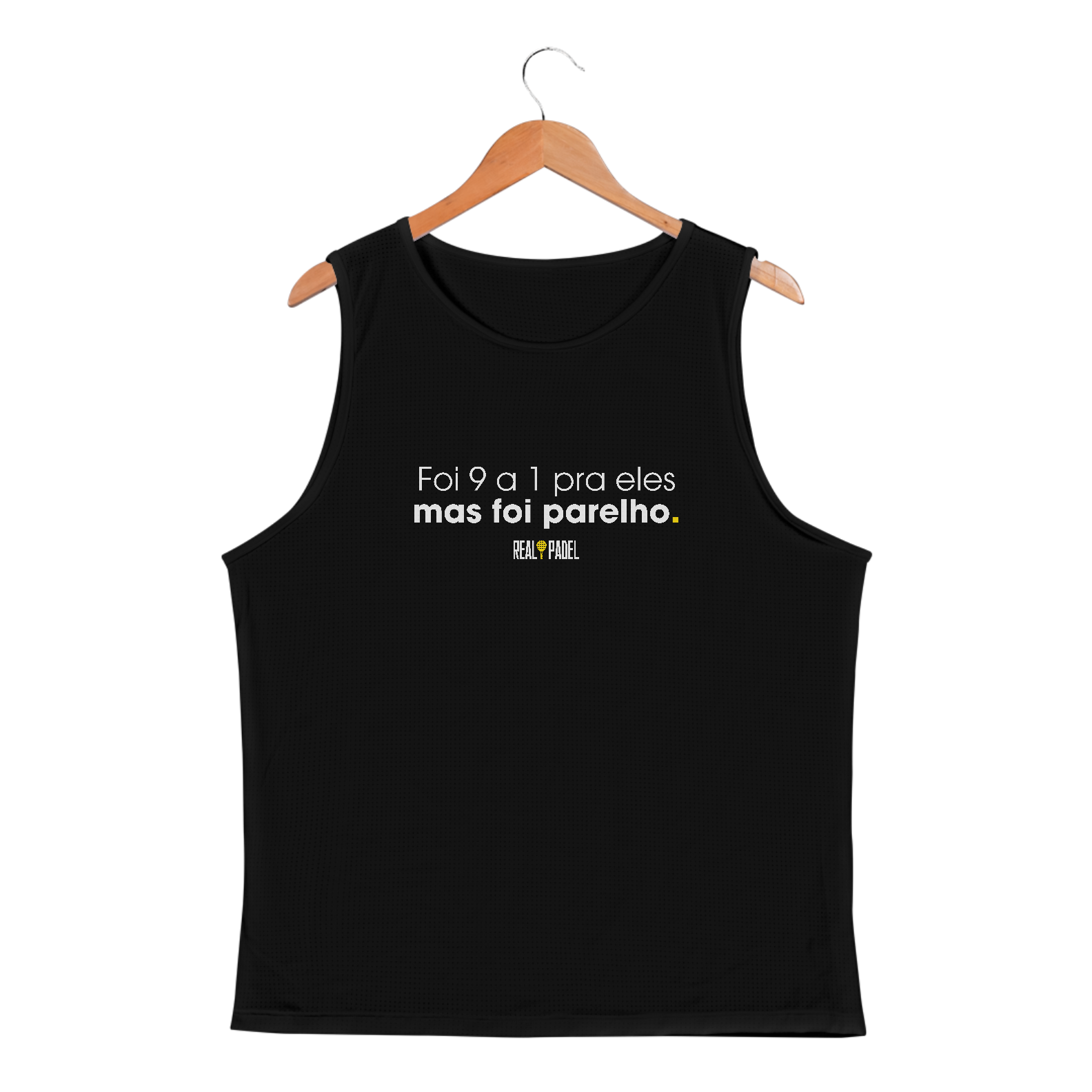Foi 9 a 1 mas foi parelho - Masculino Regata Sport Dry UV