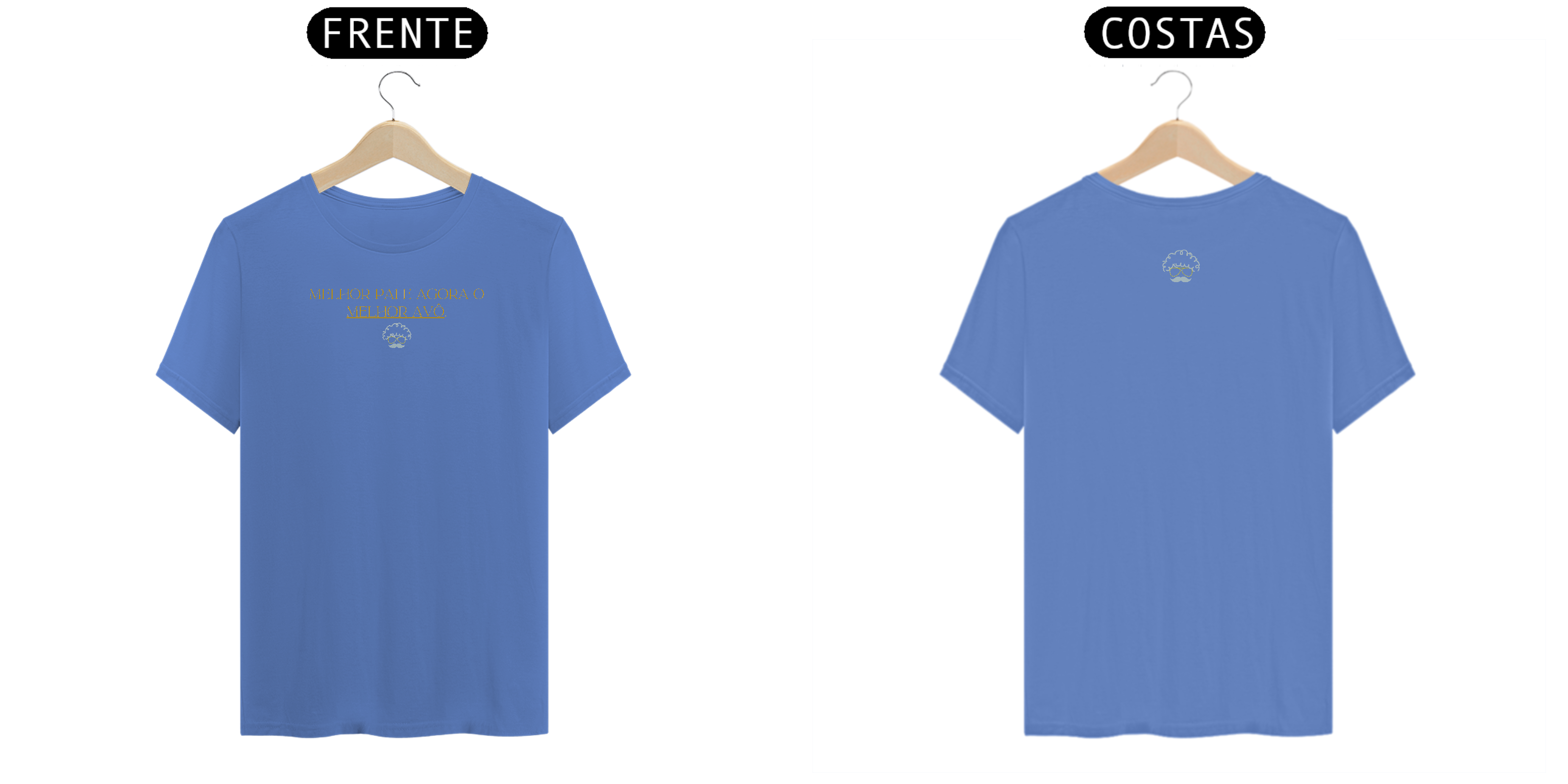 Melhor pai e agora melhor avô - Camiseta Estonada