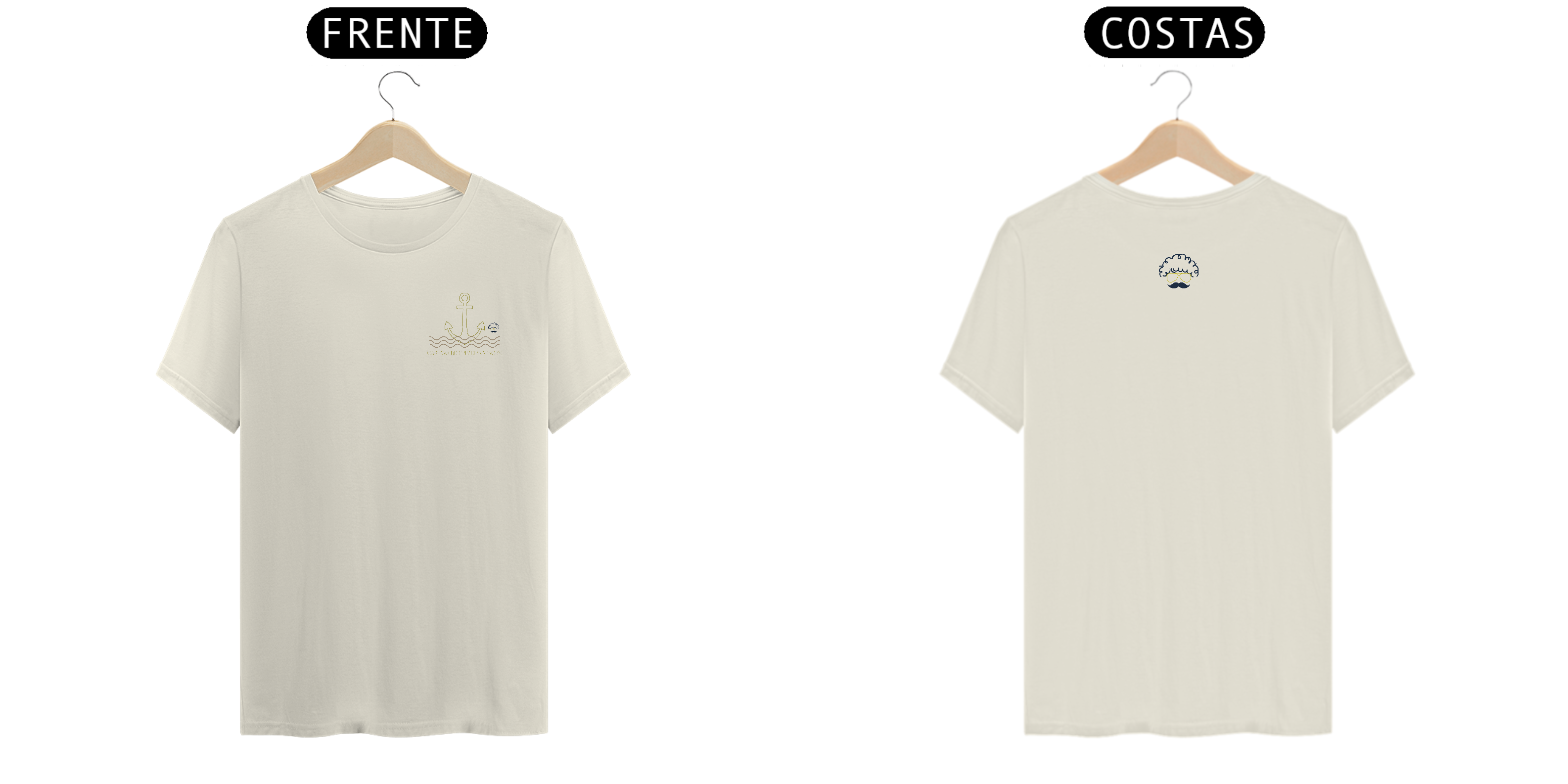 Capitão de primeira viagem - Camiseta Pima
