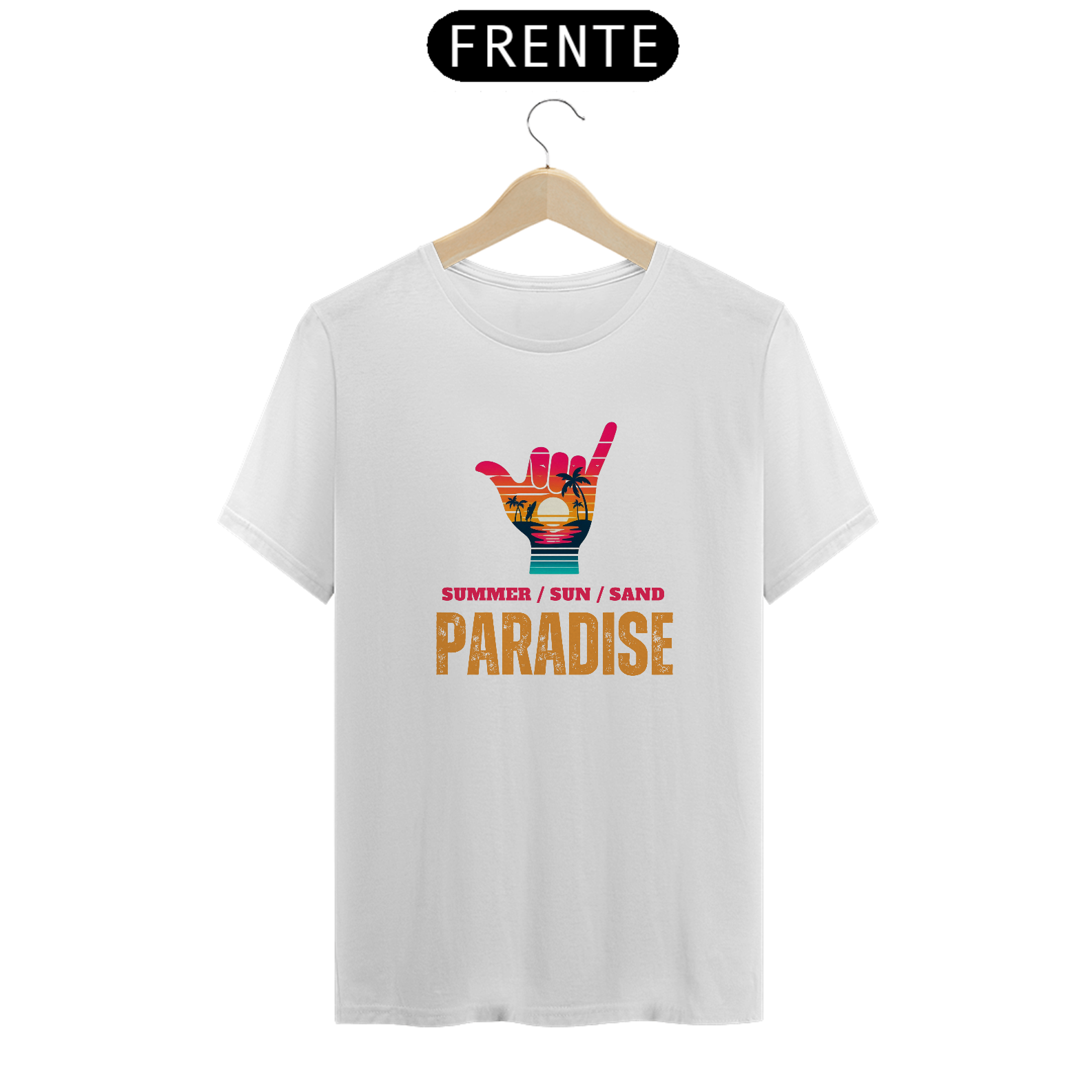 T-Shirt Summer/Sun/Sand/Paradise