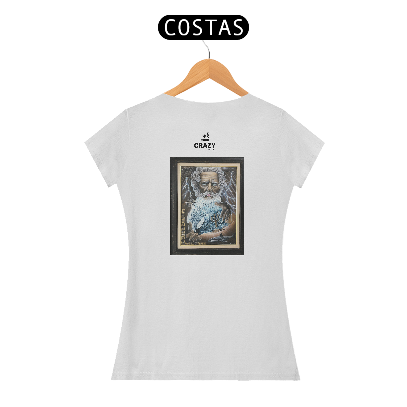 Camiseta Feminina Poseidon - Marcio Ito