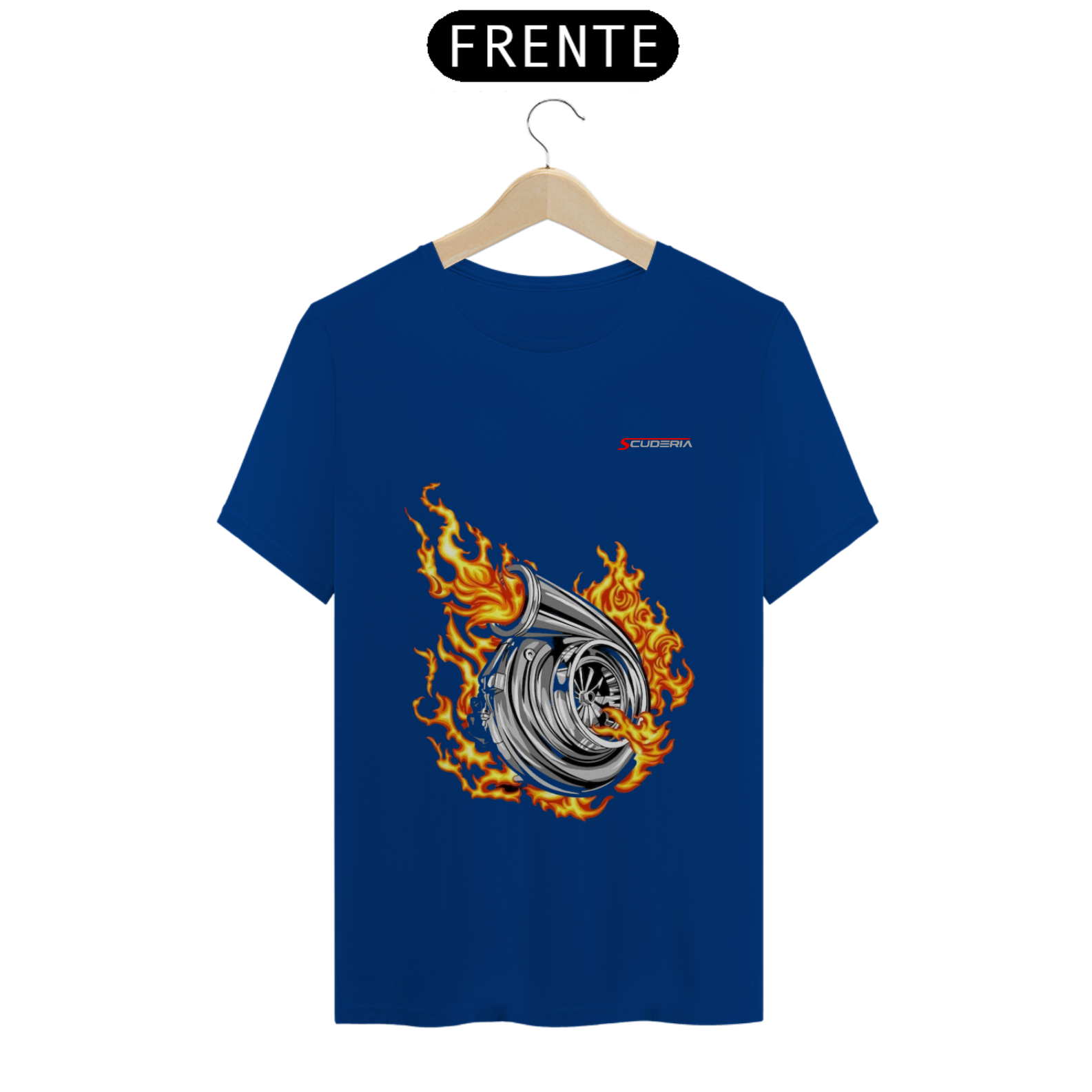 T-Shirt Classic Turbina em Chamas