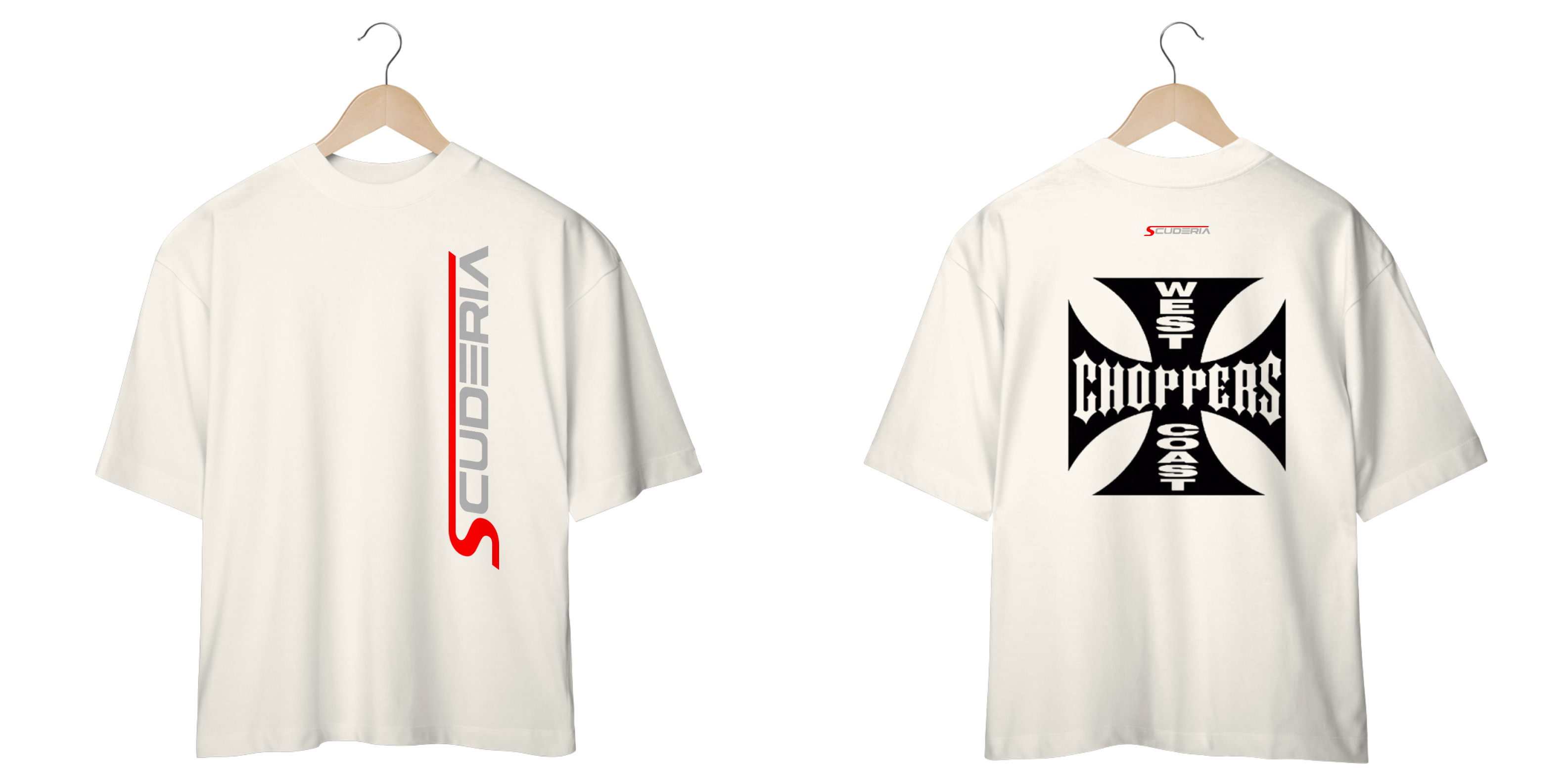 Camiseta Oversized Choppers West Coast