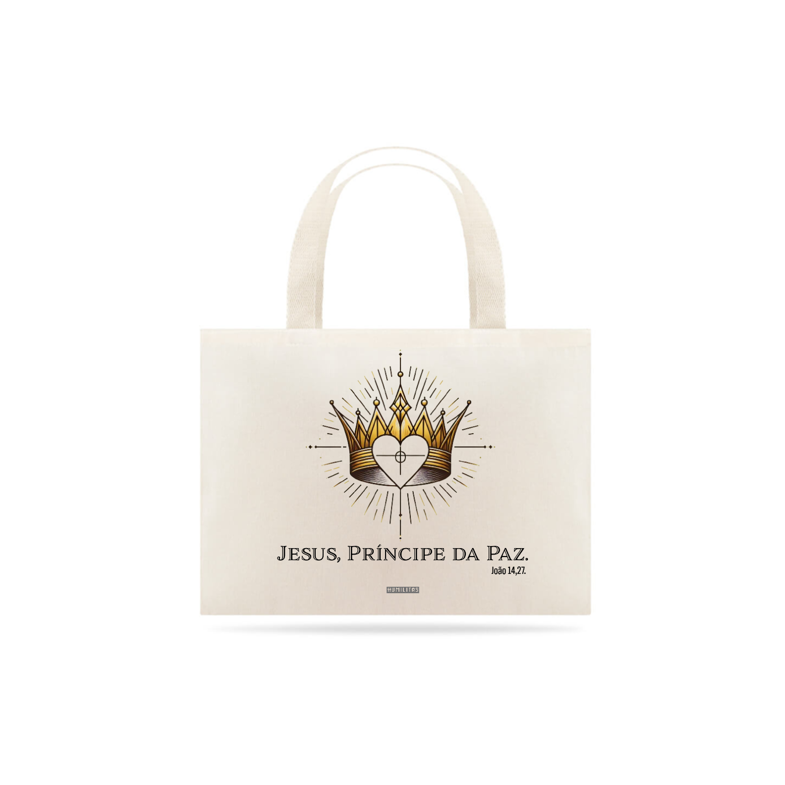 Ecobag Humilitas: Jesus, Príncipe da Paz João 14,27