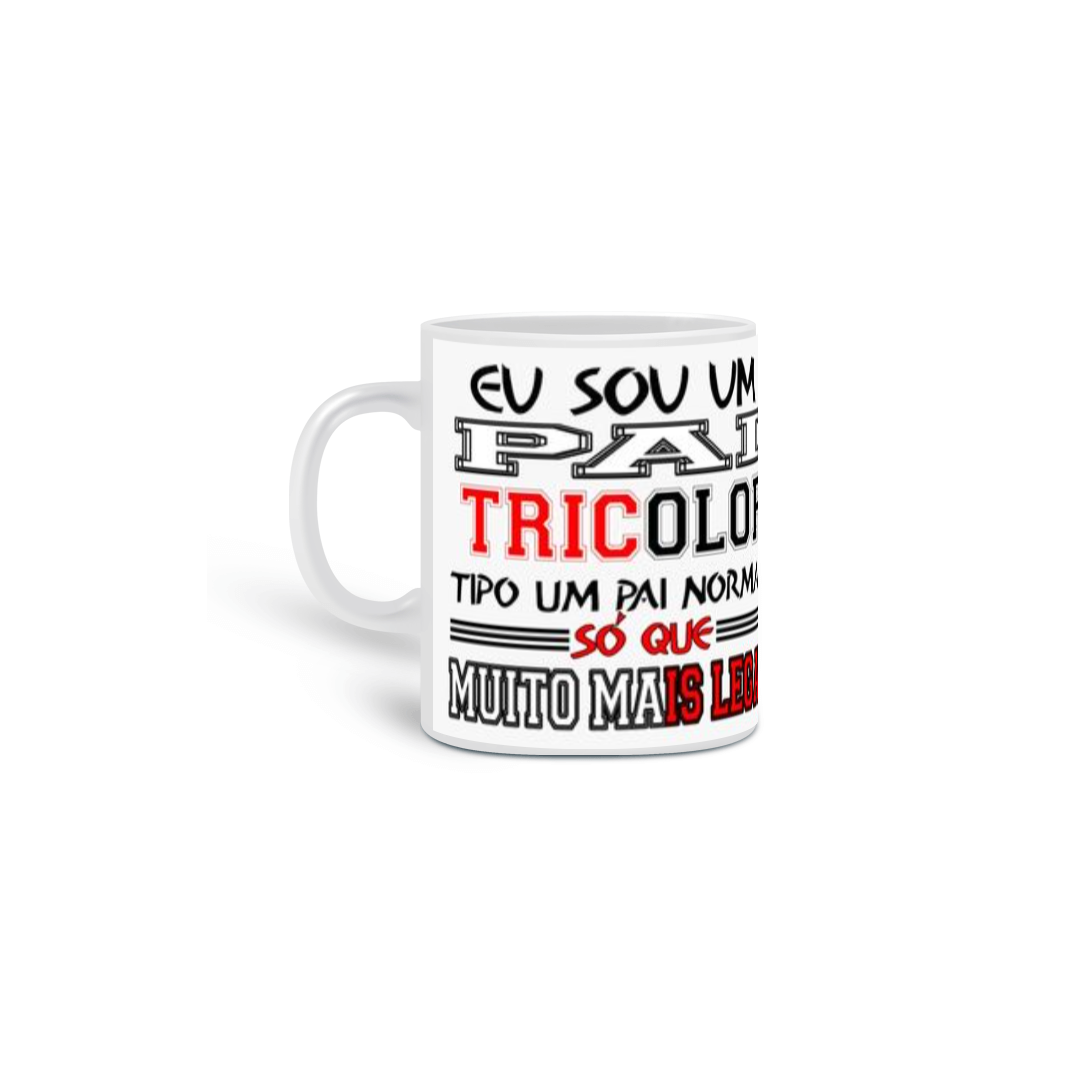 Caneca Pai Tricolor