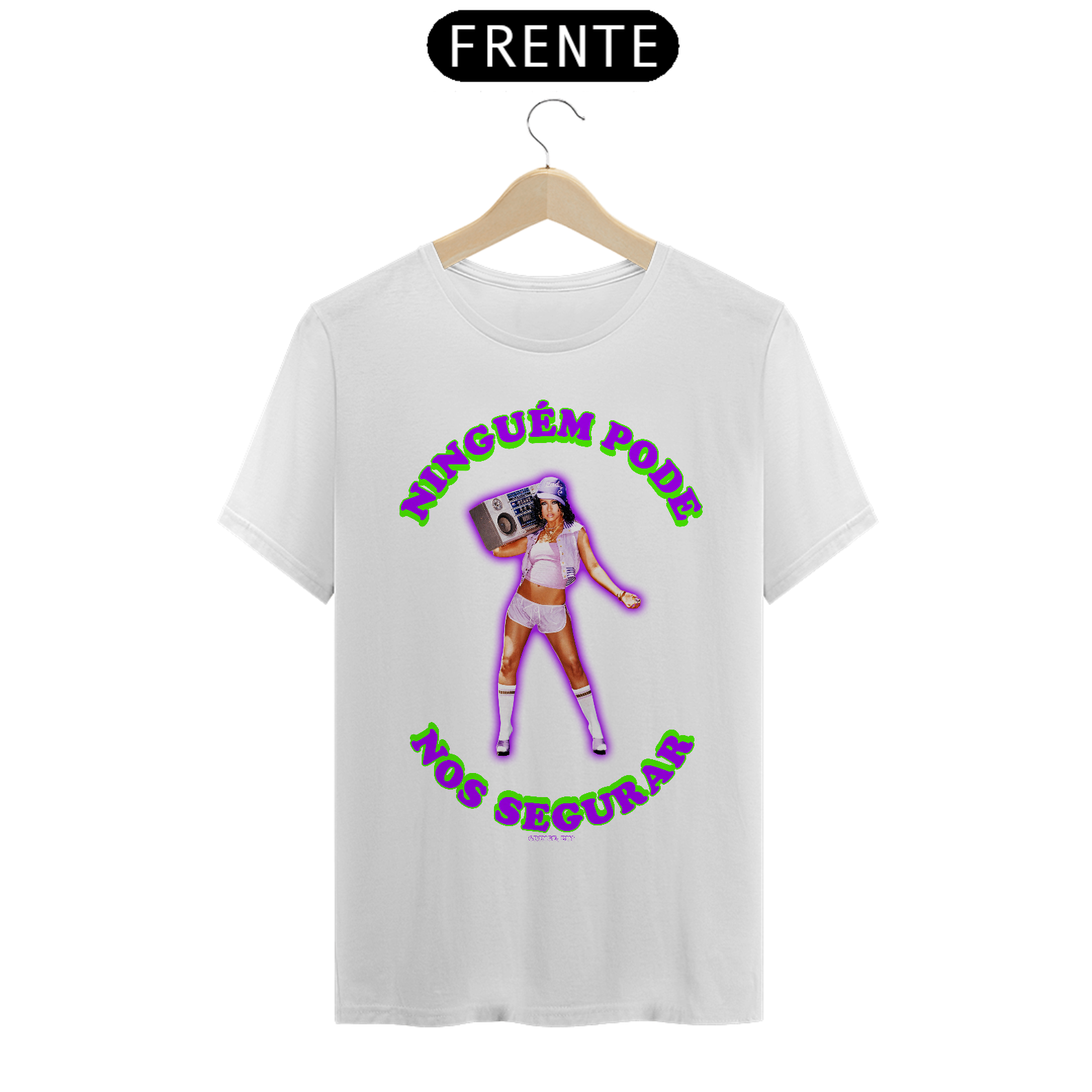camiseta xtina - ninguém pode nos segurar (do P ao GG)