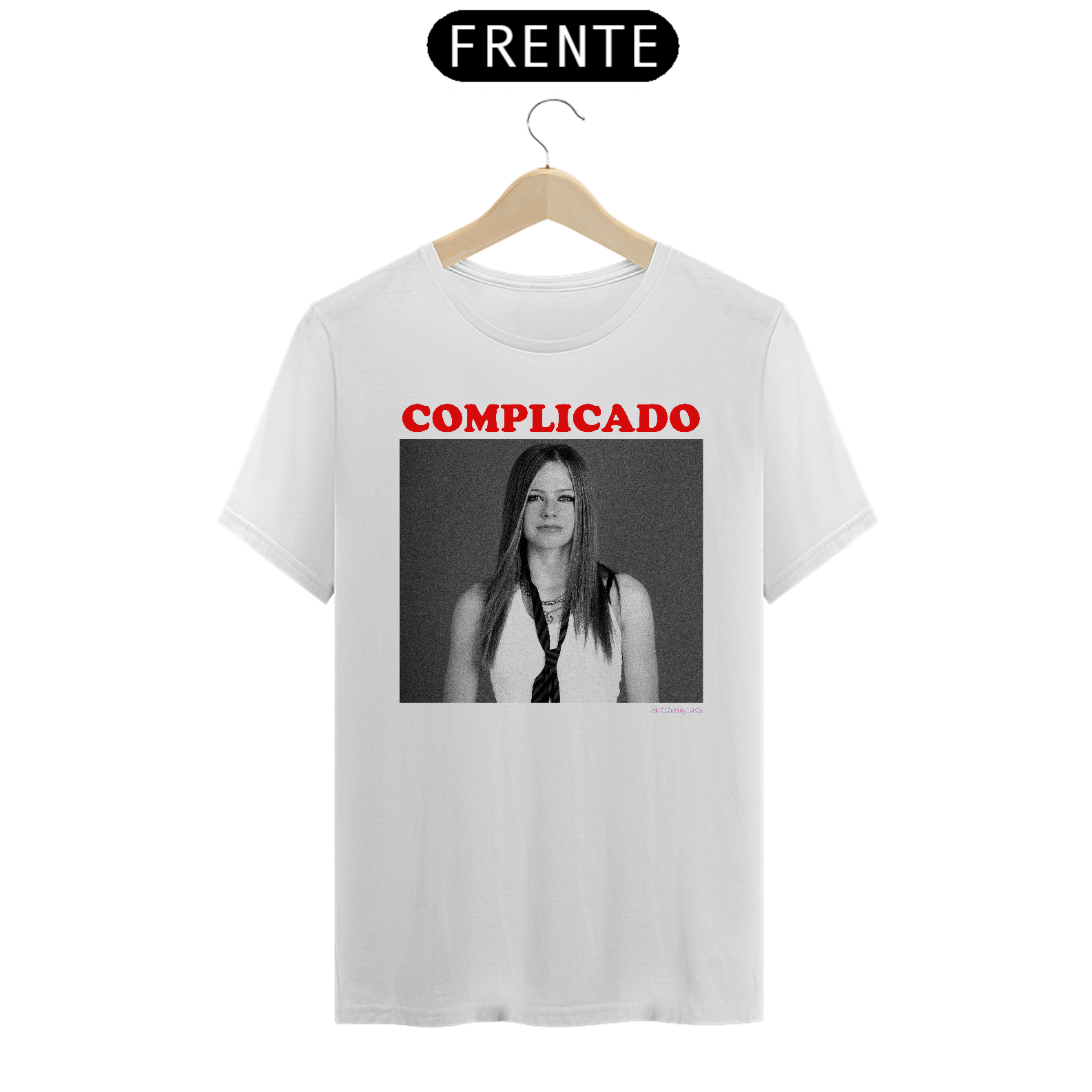 camiseta avrilzinha complicada (do P ao GG)