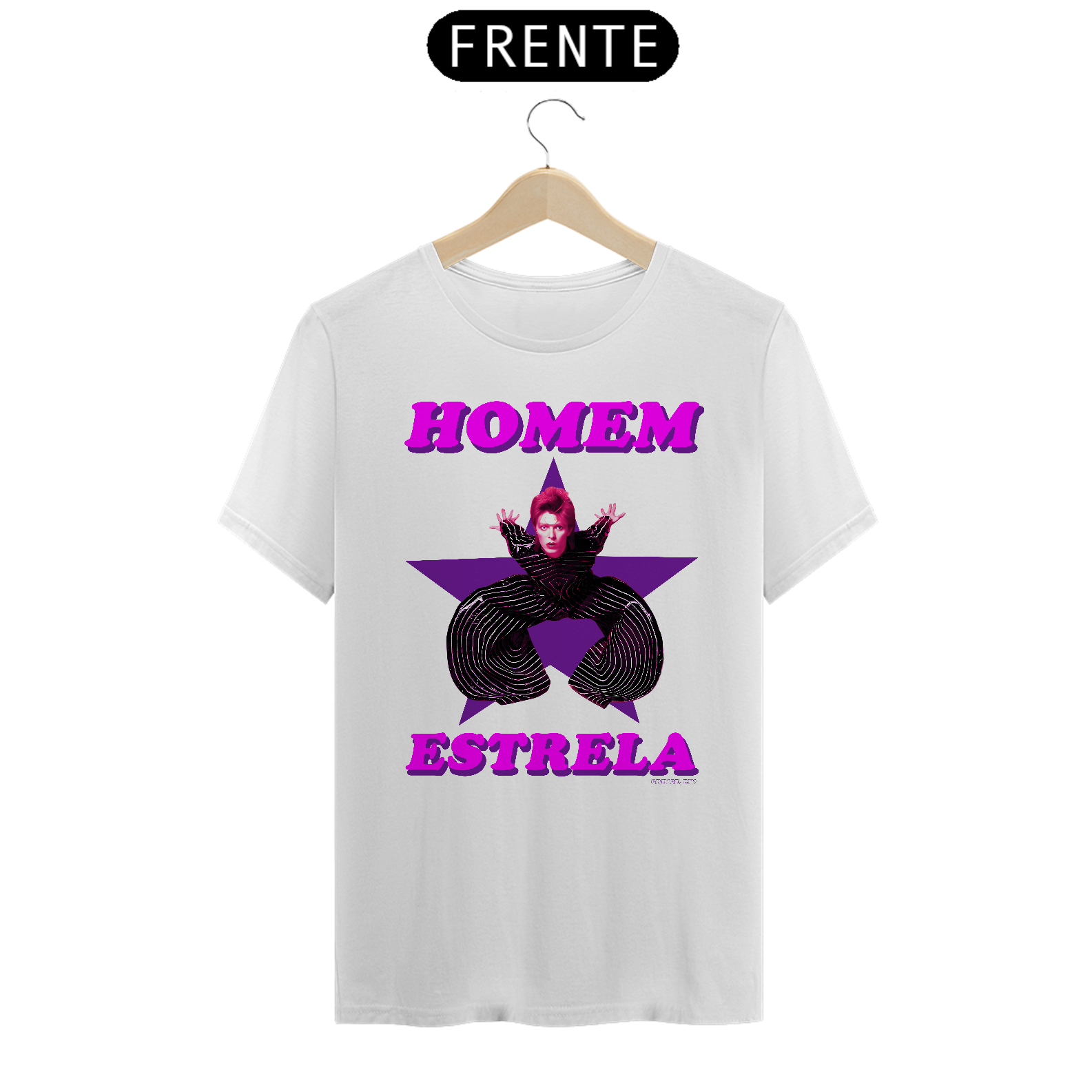 camiseta homem estrela (do P ao GG)