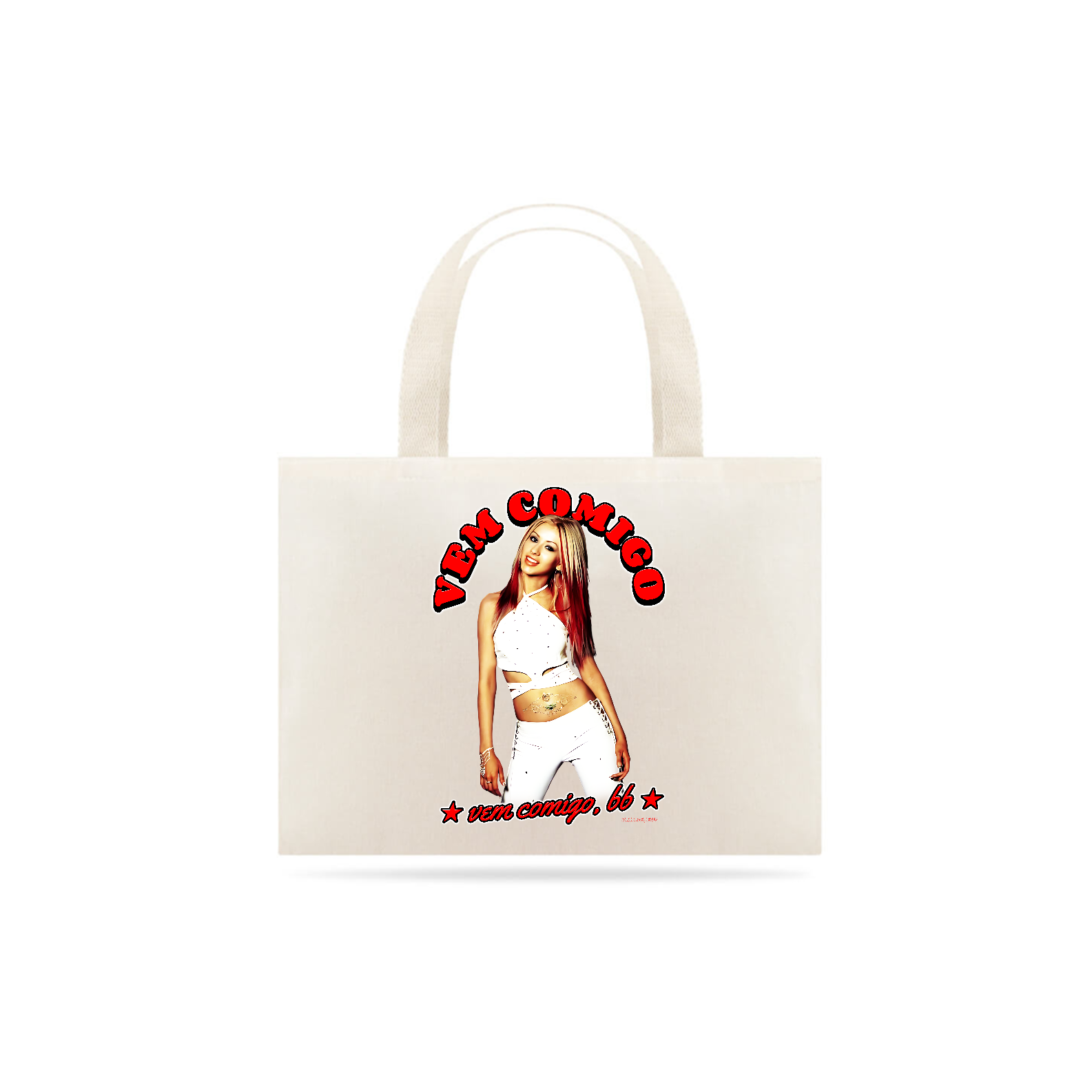 ecobag xtina - vem comigo
