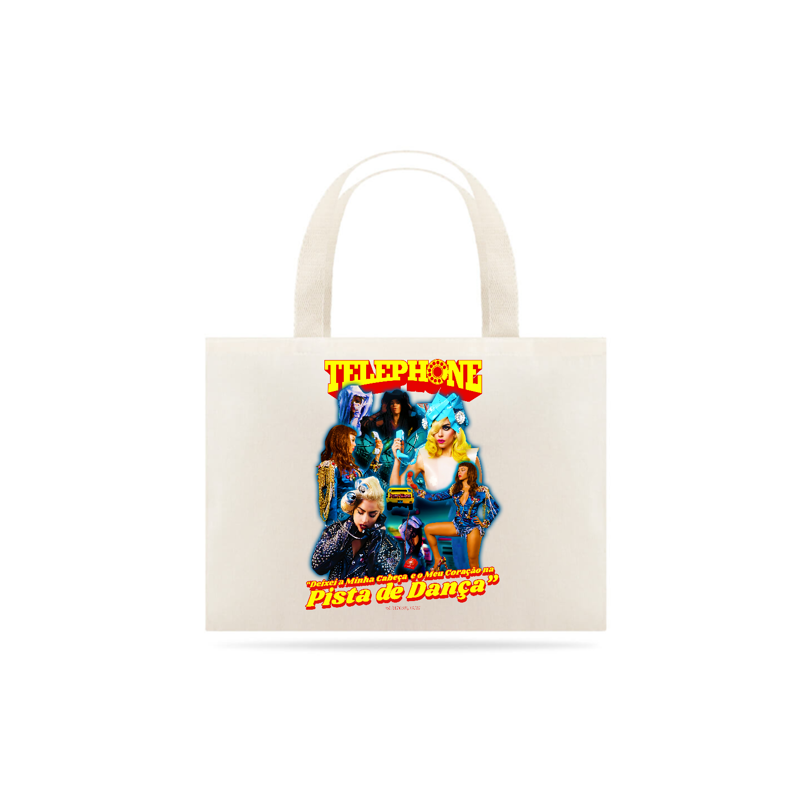 gaga & beyoncé - telephone (ecobag)
