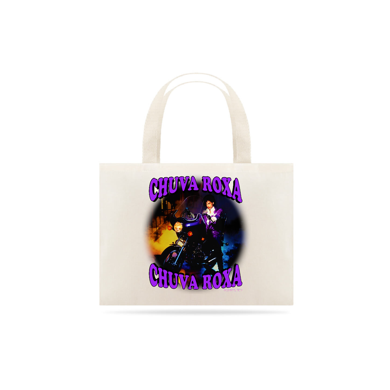 princezinho — chuva roxa (ecobag)