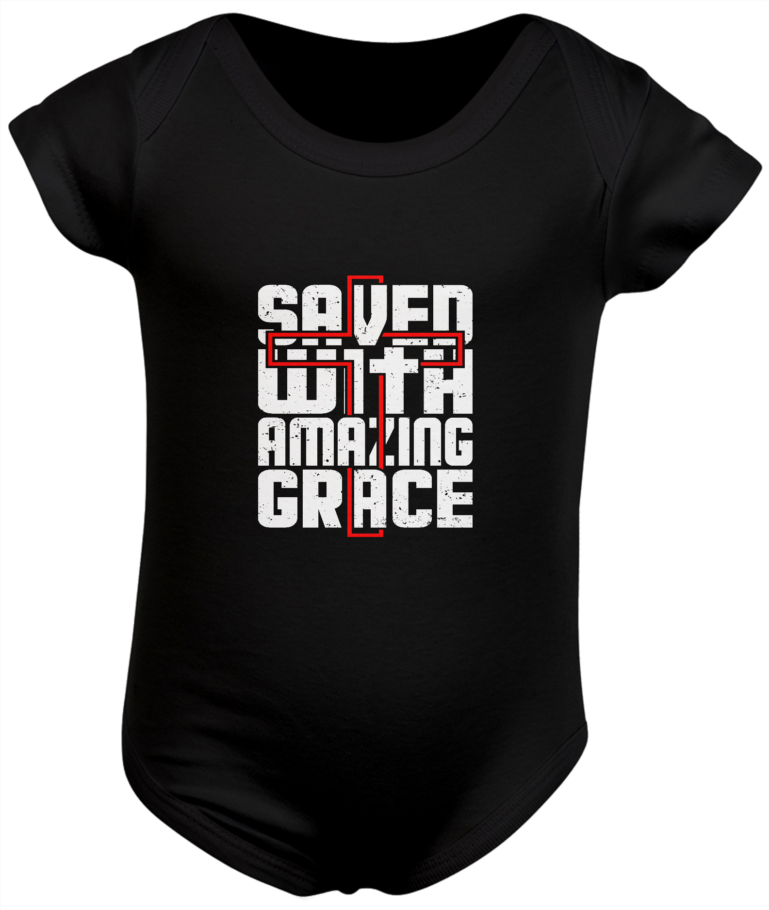 BODY INFANTIL | SAVED WITH AMAZING GRACE