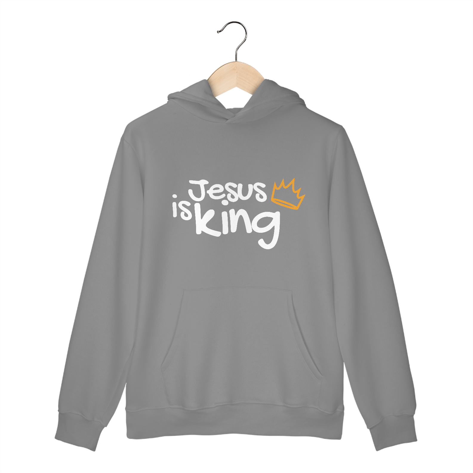 MOLETOM CANGURU | JESUS IS KING