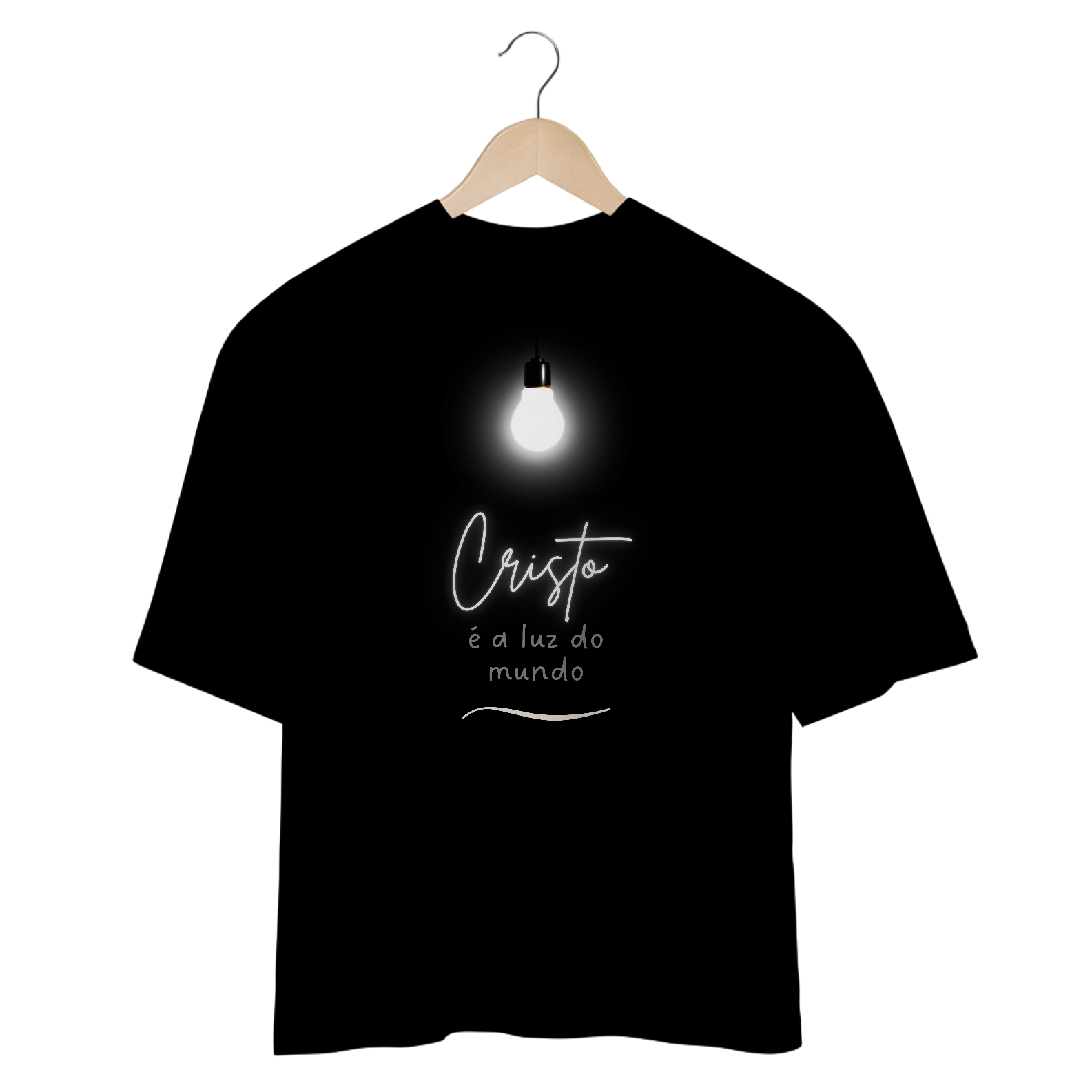 Camiseta Oversized Stare Luz do Mundo