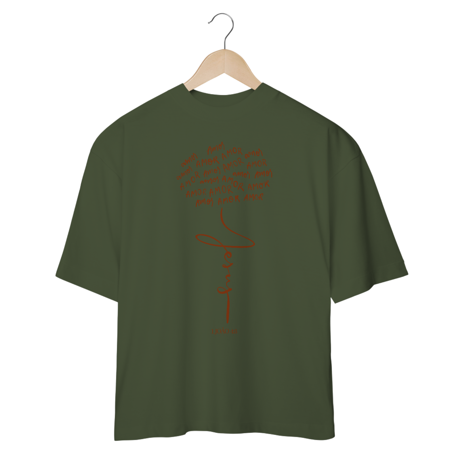 Camiseta Oversized Stare 1 João 4:8
