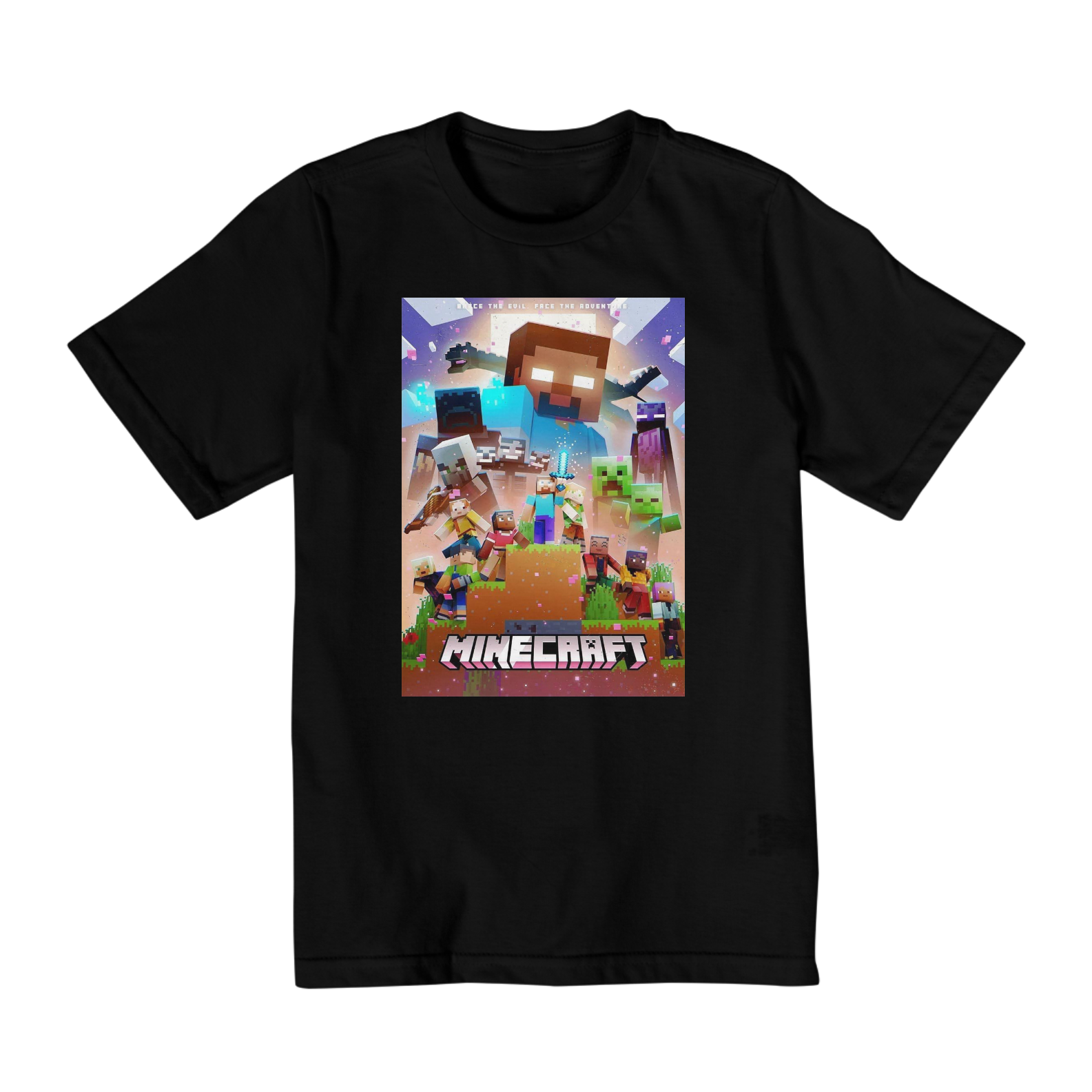 Camiseta Infantil  Minecraft 