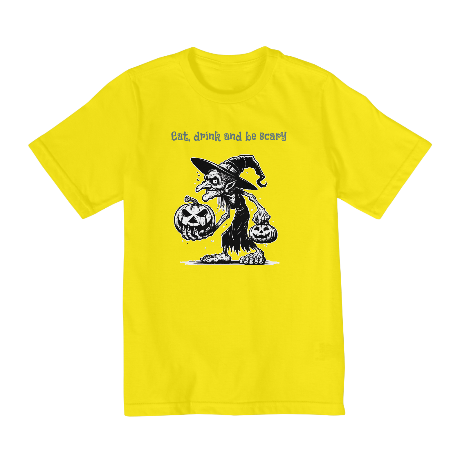 Camiseta Infantil Bruxa Halloween